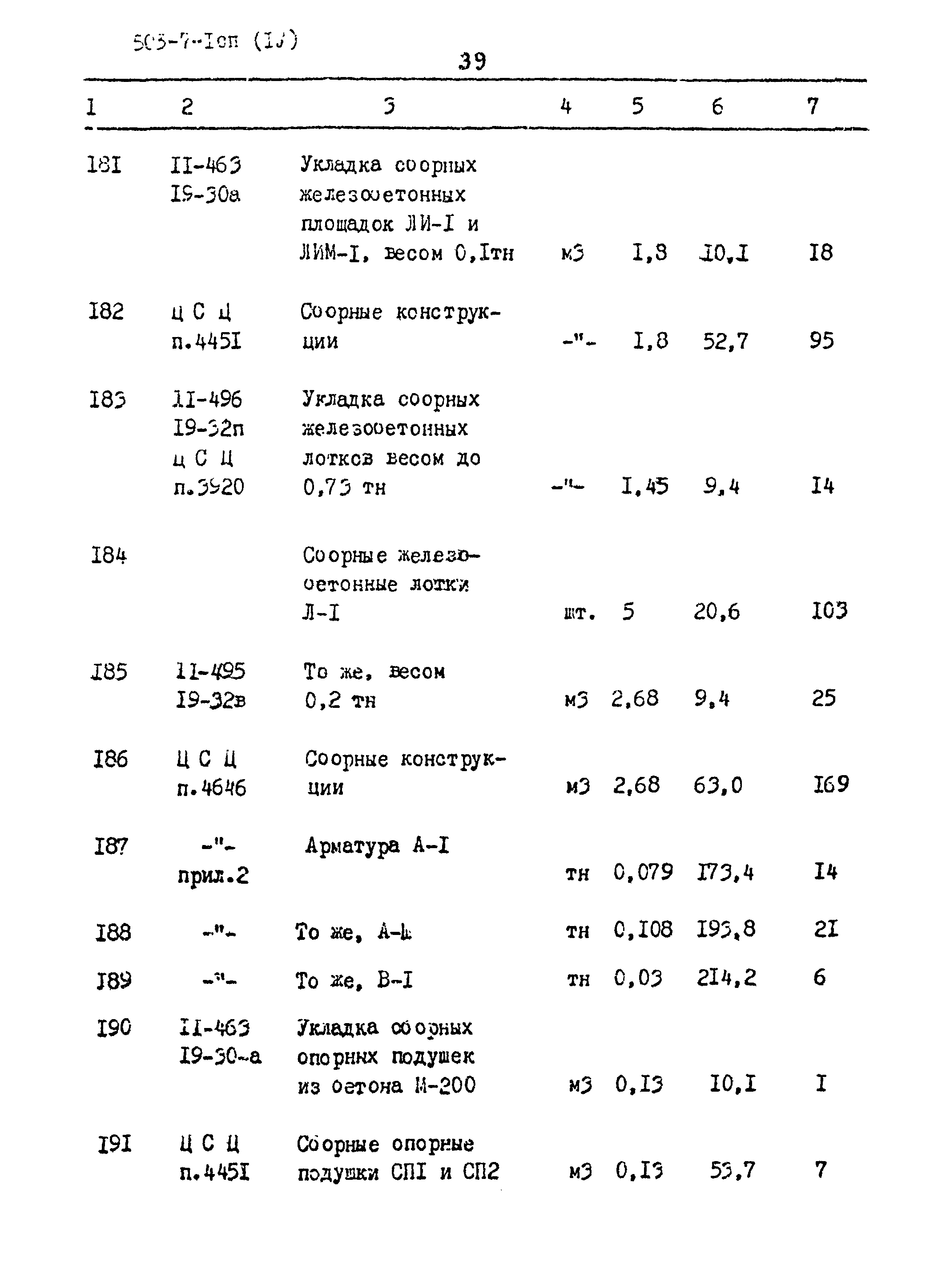 Типовой проект 503-7-1сп
