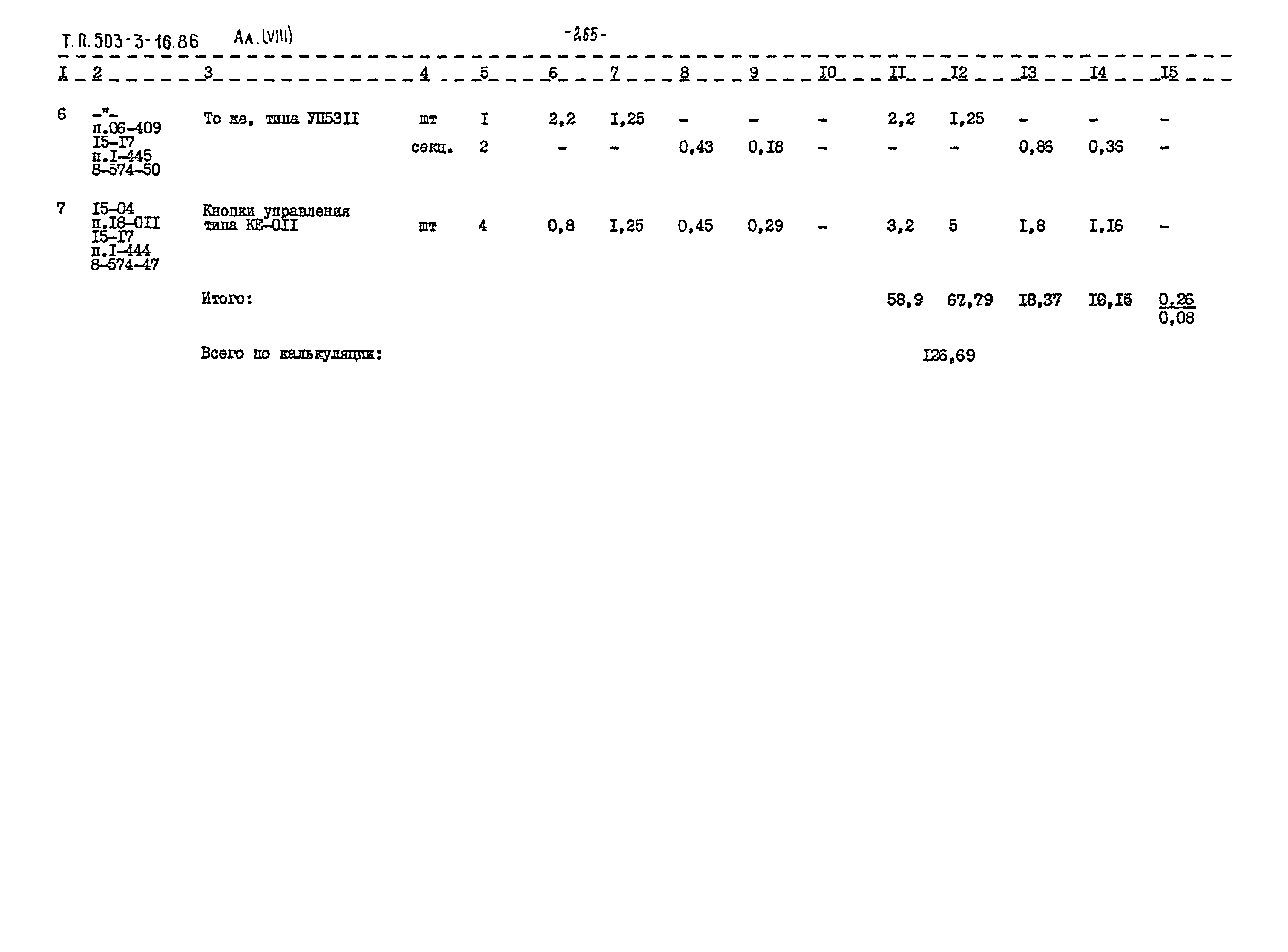 Типовой проект 503-3-16.86