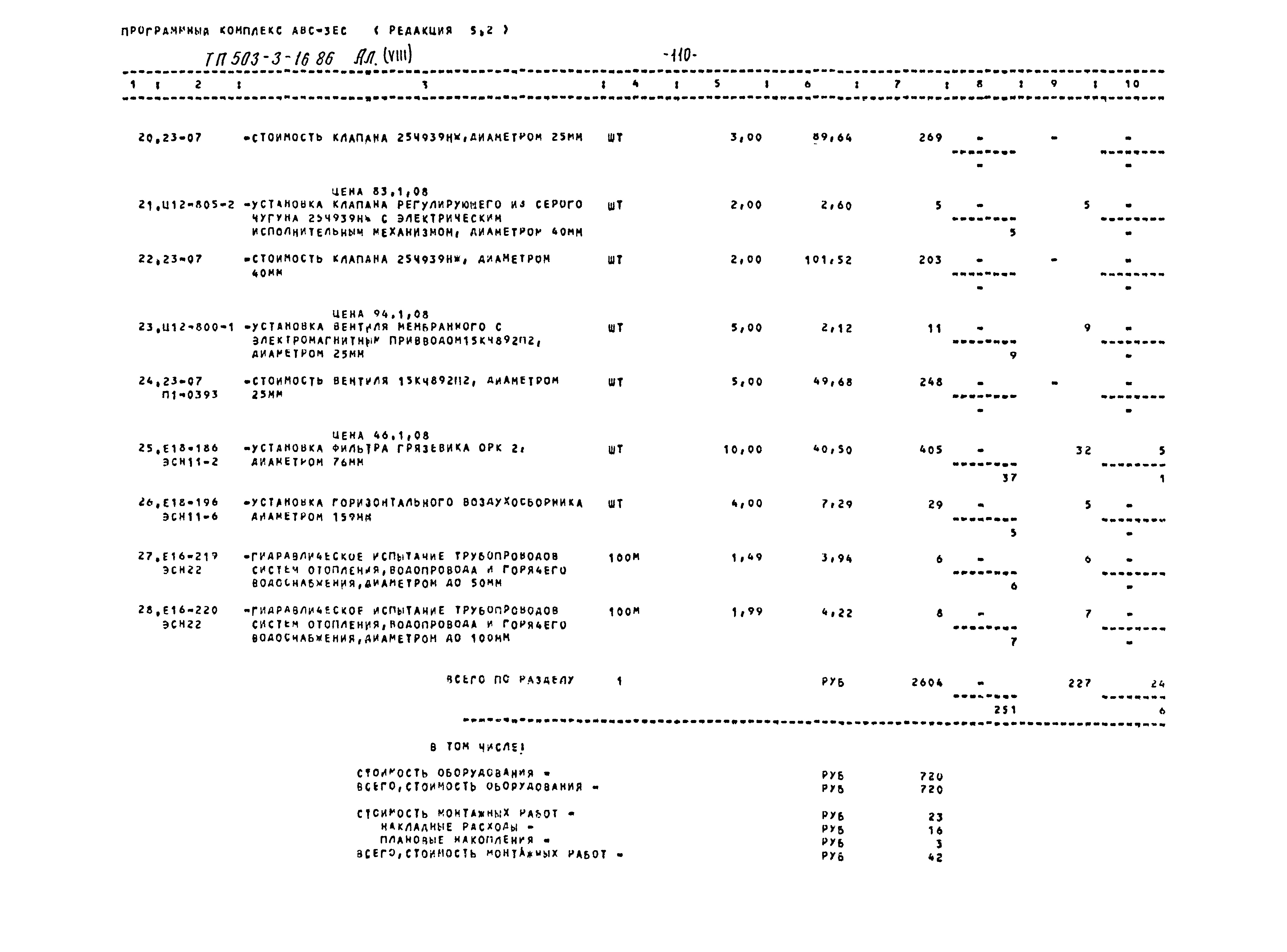 Типовой проект 503-3-16.86
