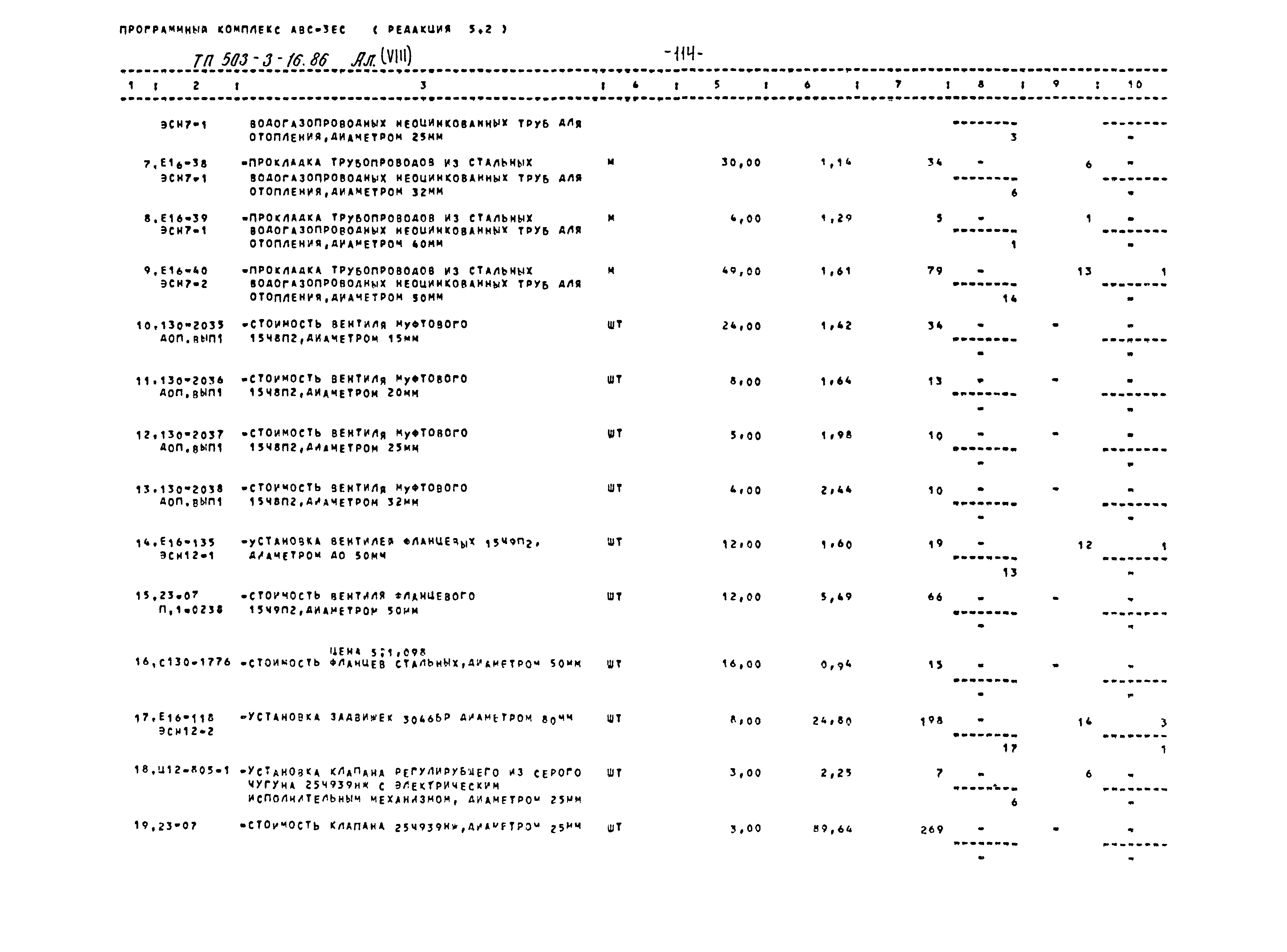 Типовой проект 503-3-16.86