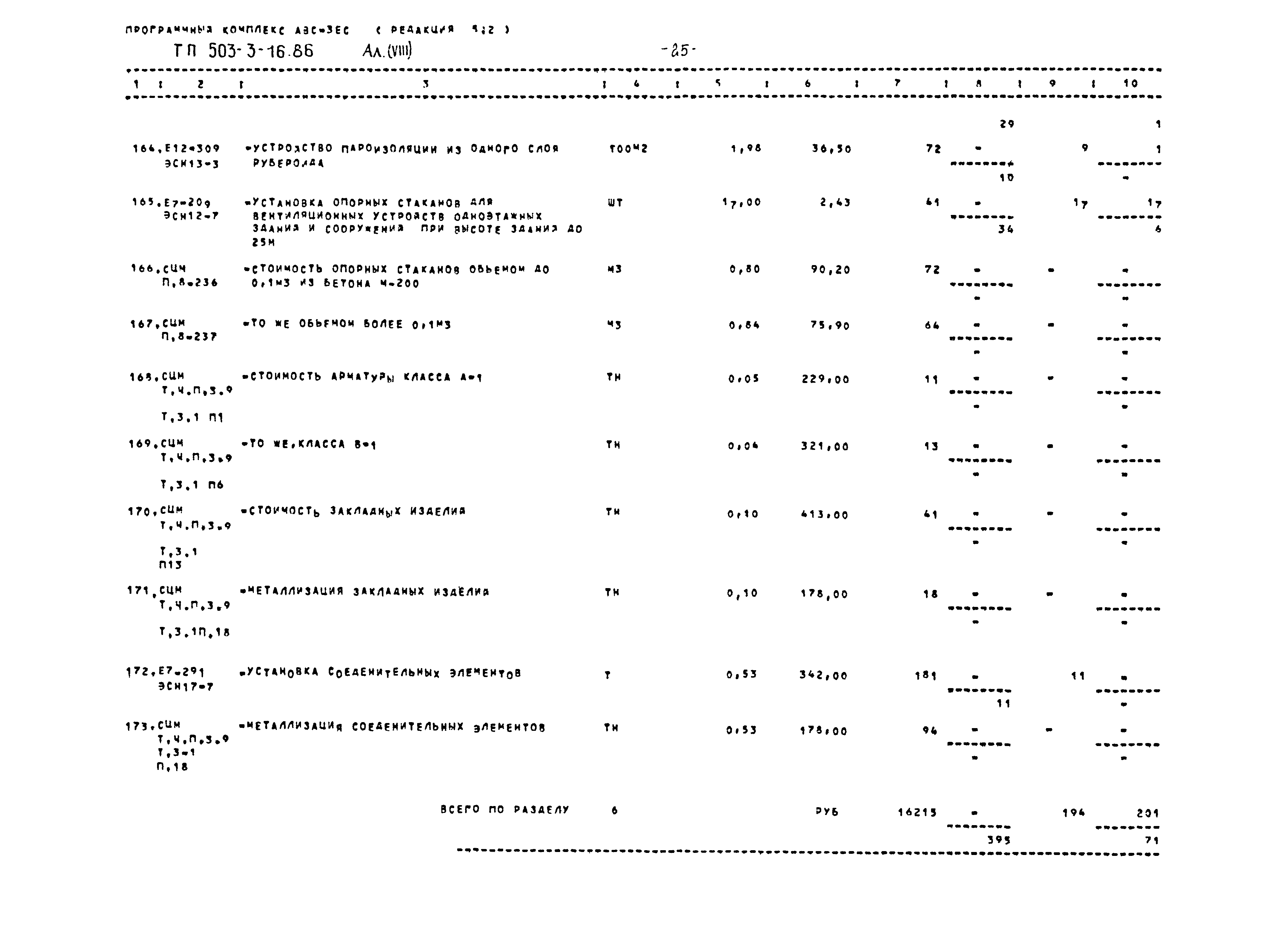 Типовой проект 503-3-16.86