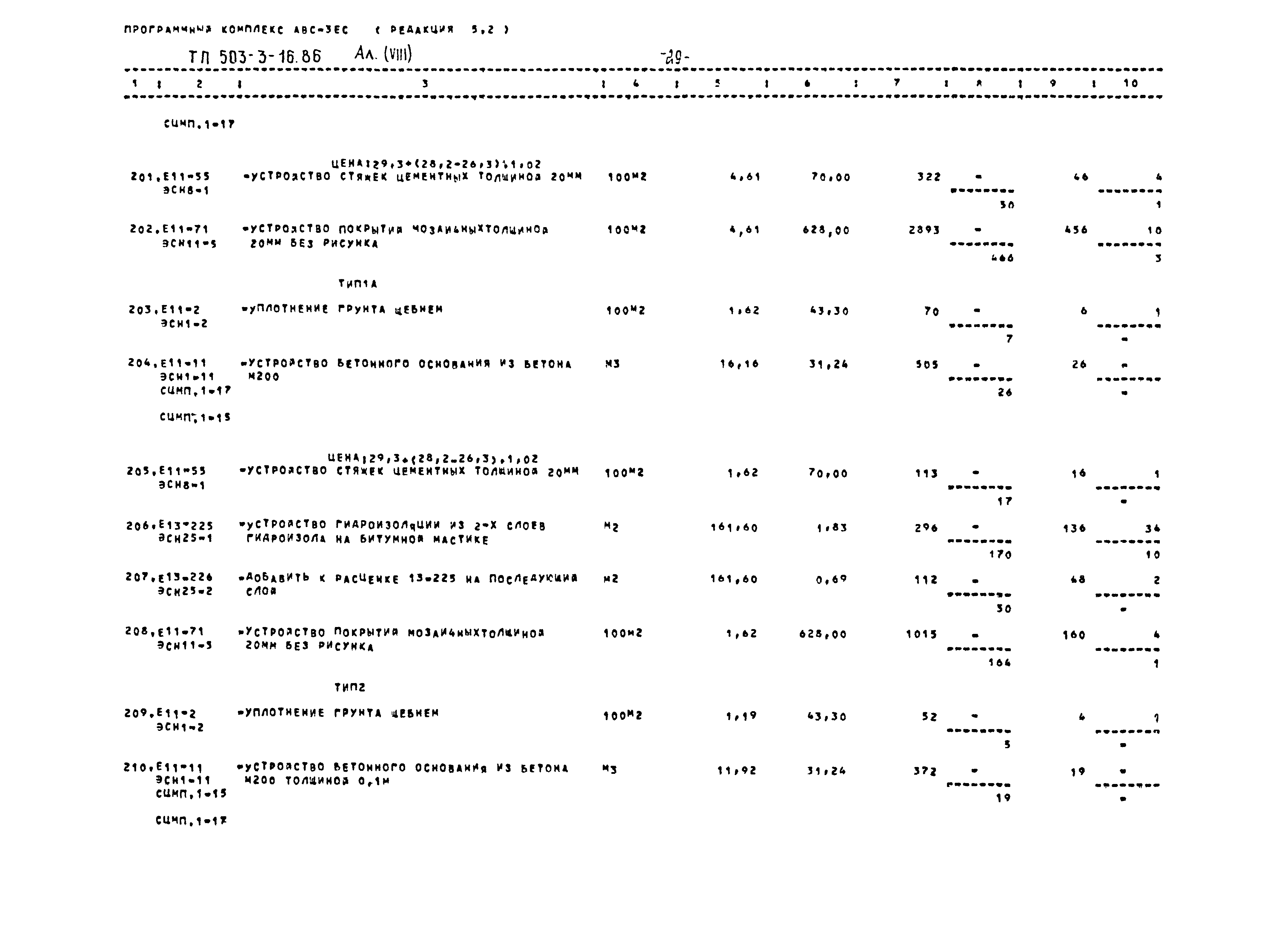 Типовой проект 503-3-16.86