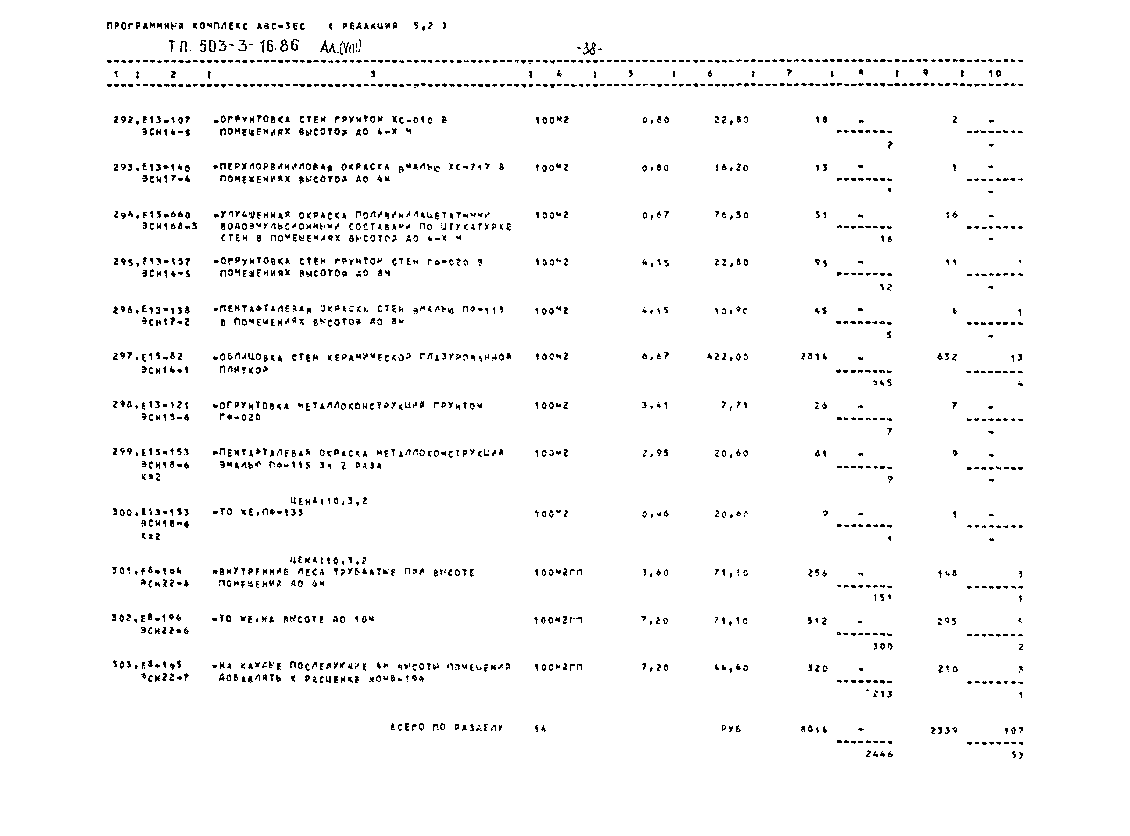 Типовой проект 503-3-16.86