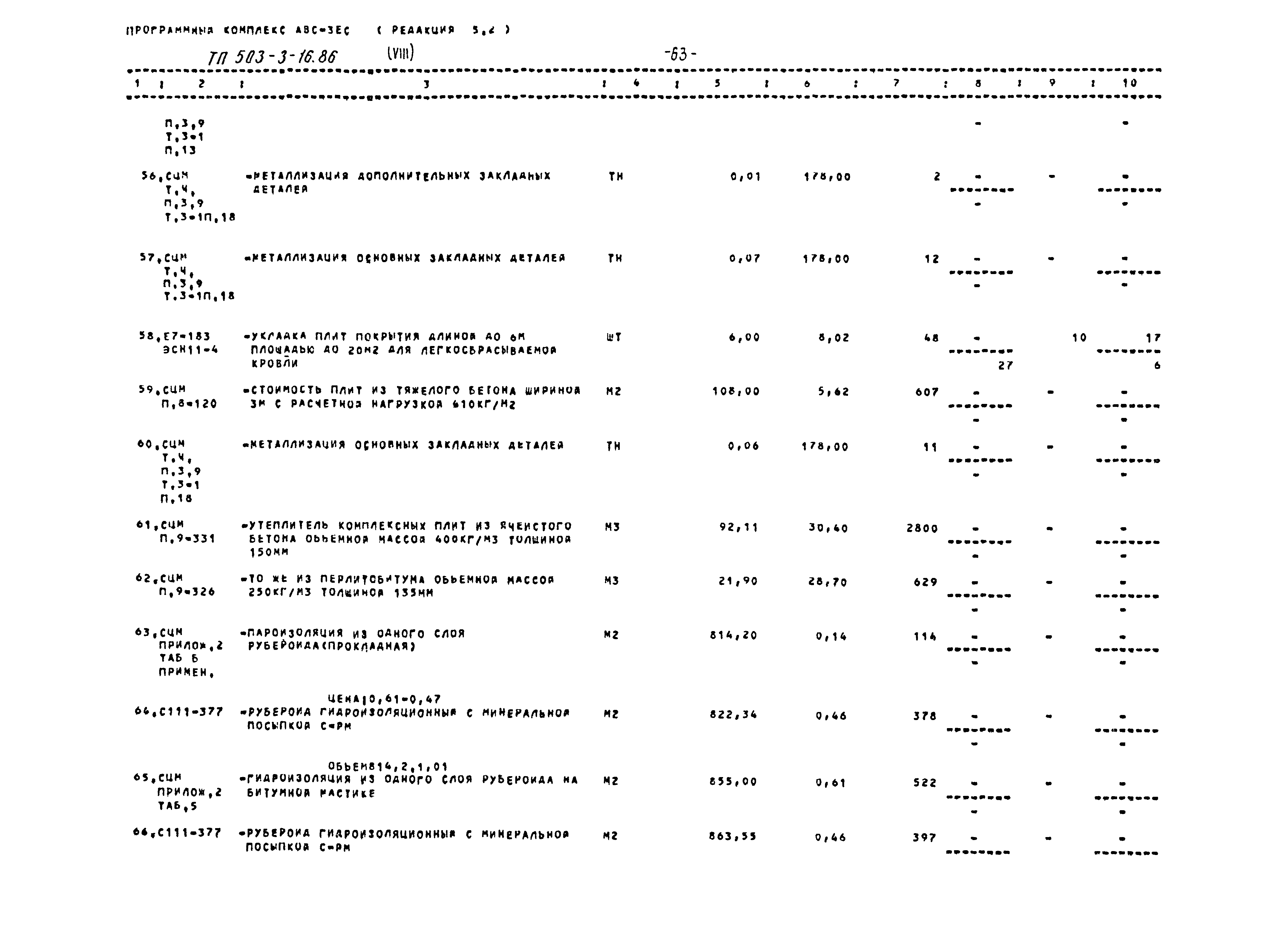 Типовой проект 503-3-16.86