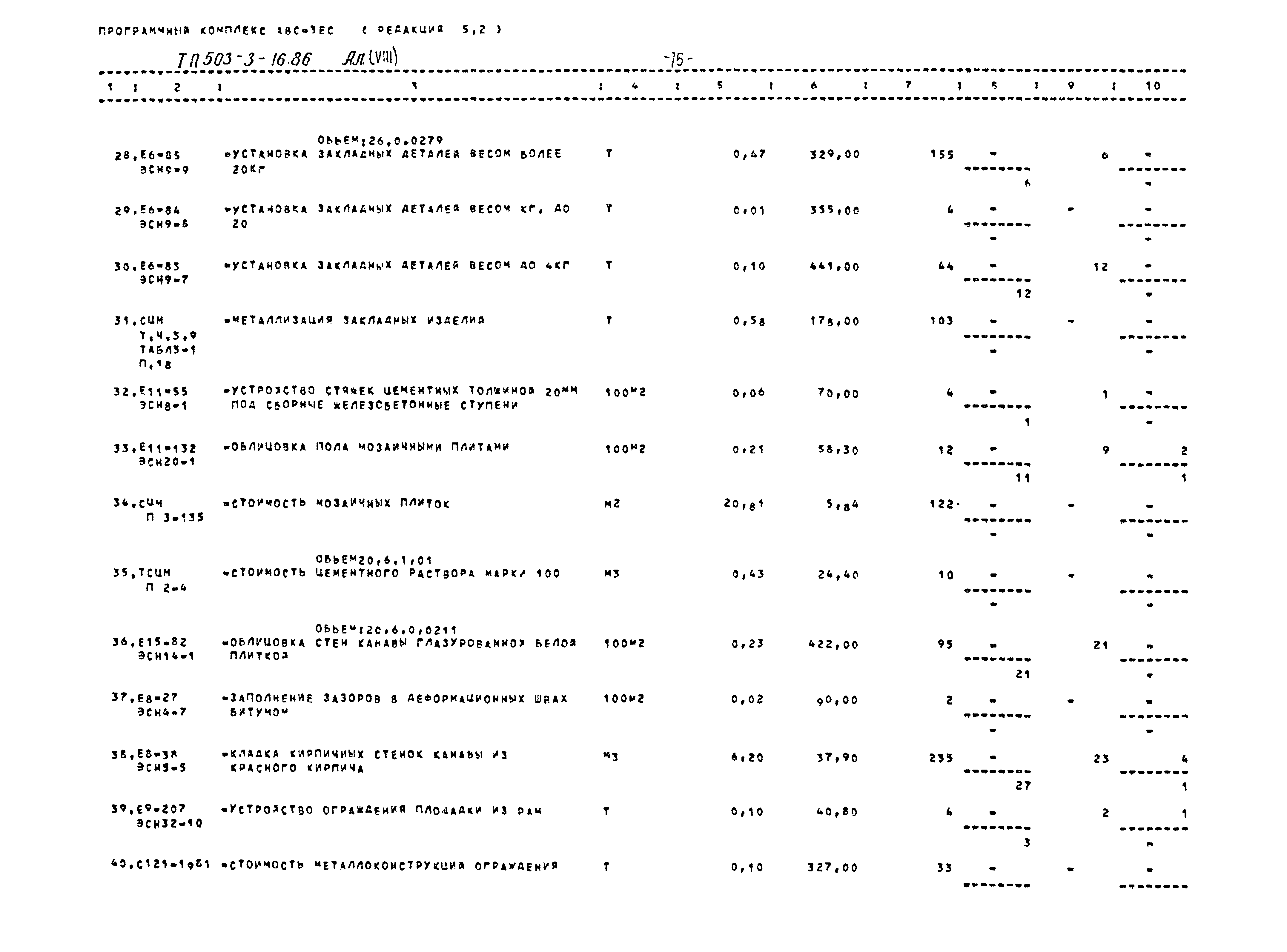 Типовой проект 503-3-16.86