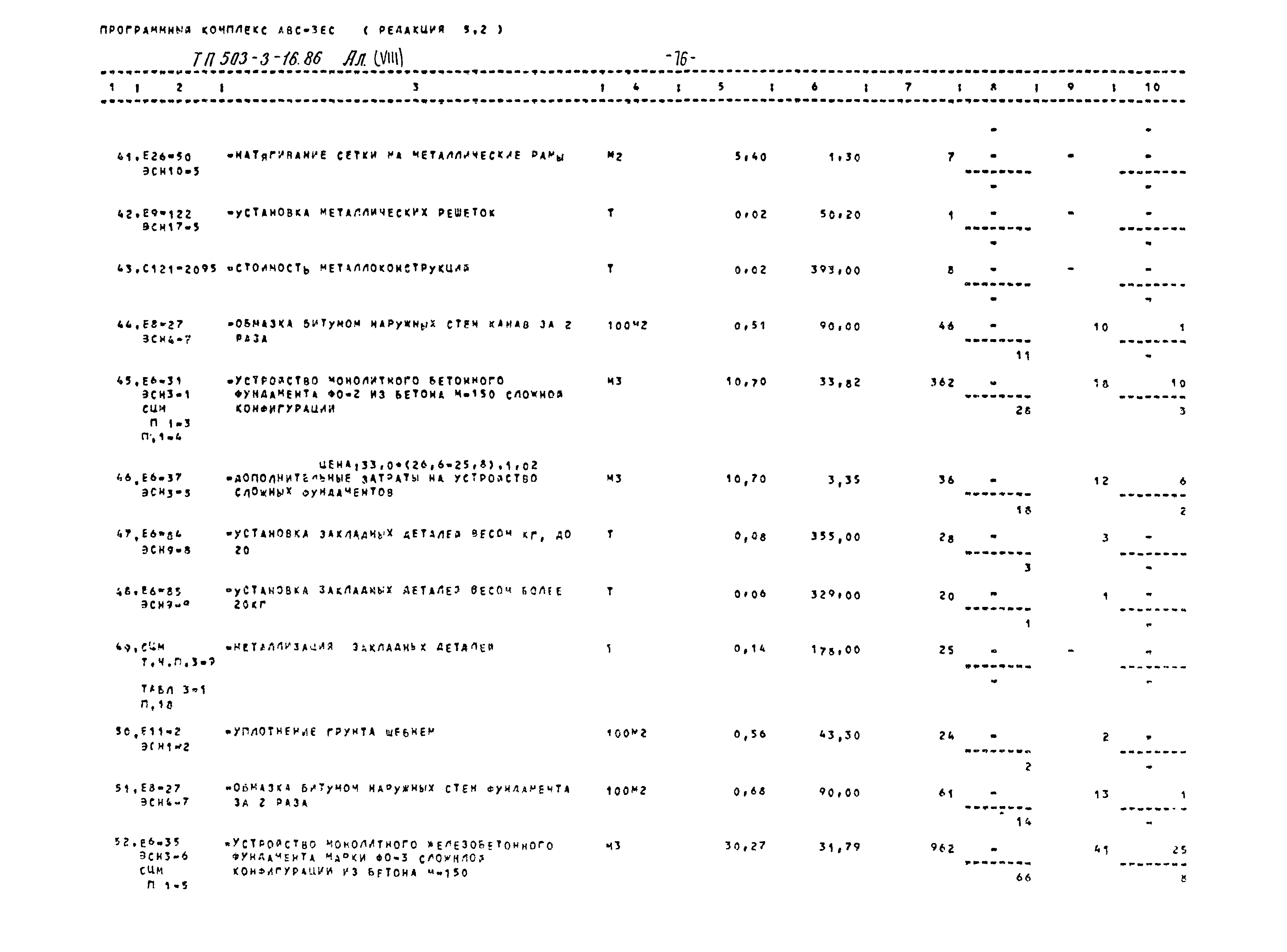 Типовой проект 503-3-16.86