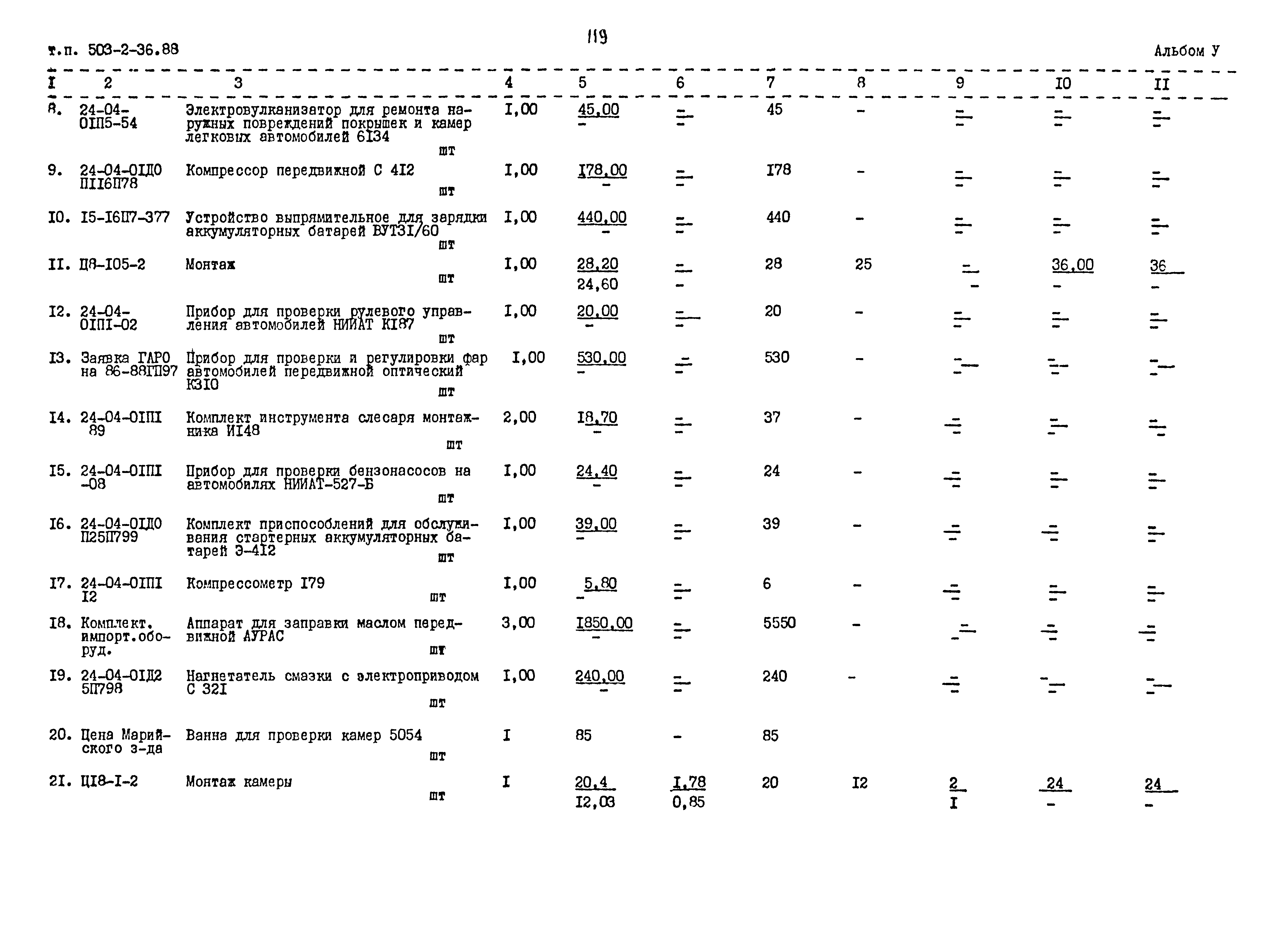 Типовой проект 503-2-36.88