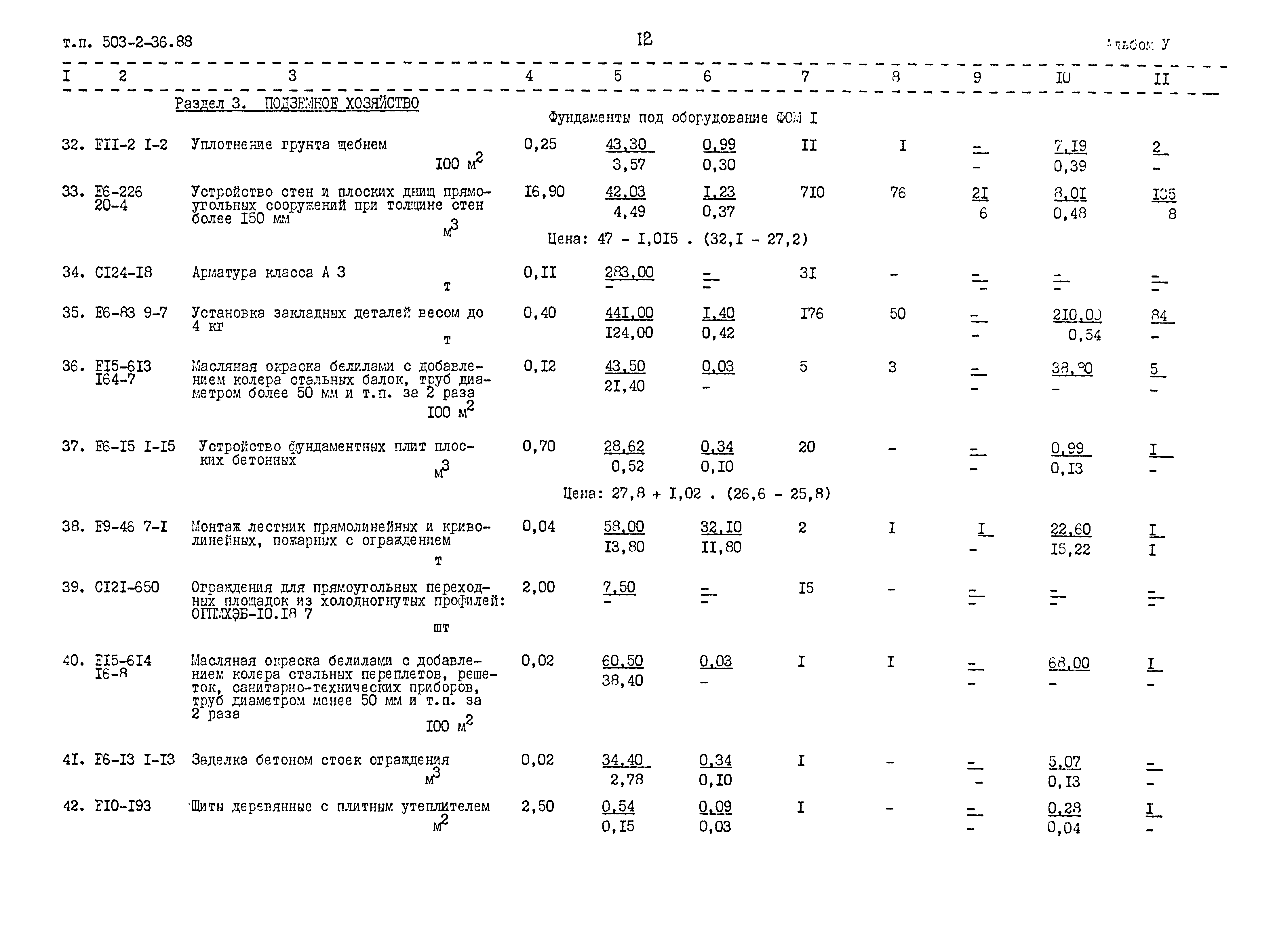 Типовой проект 503-2-36.88