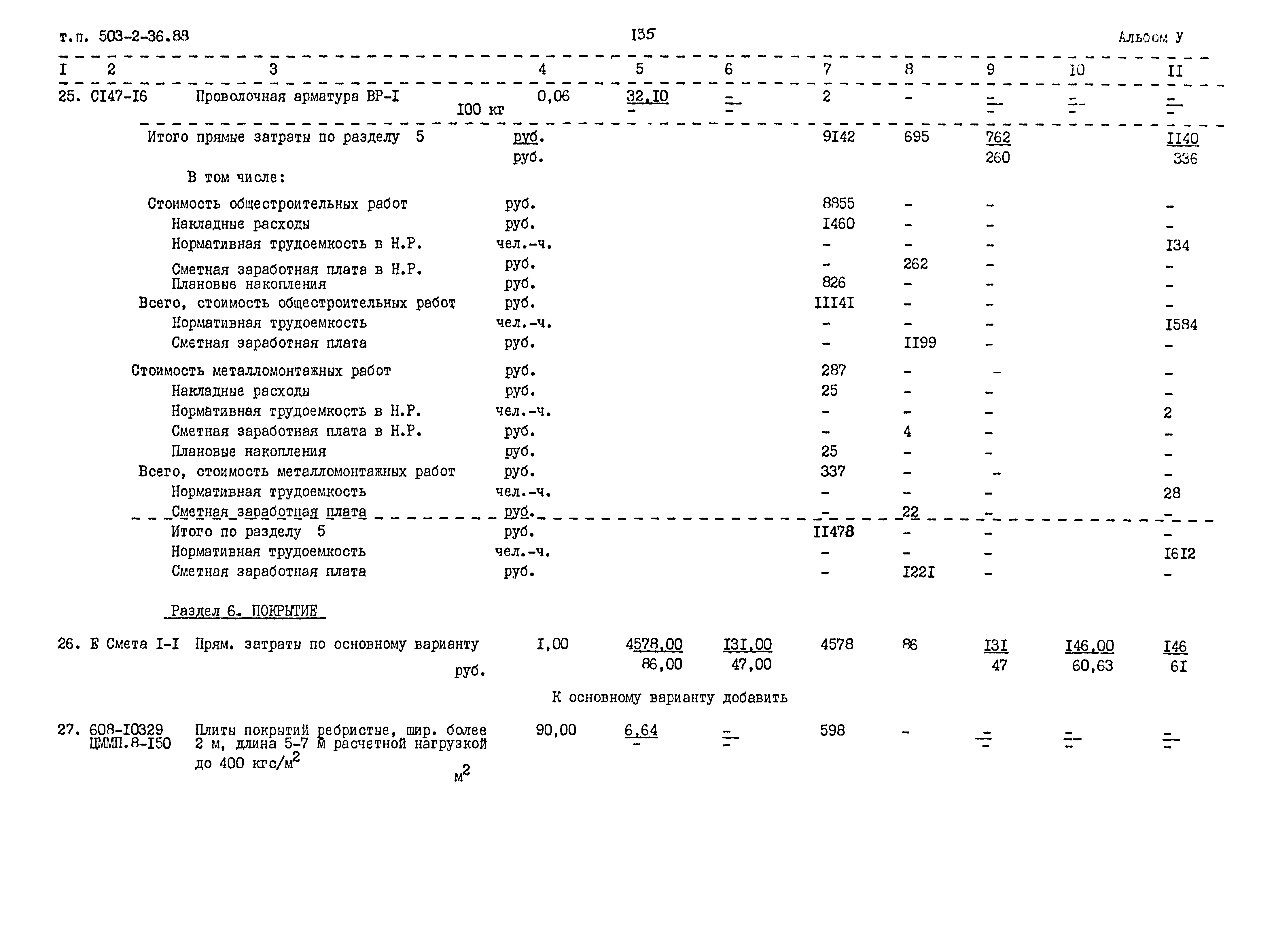 Типовой проект 503-2-36.88