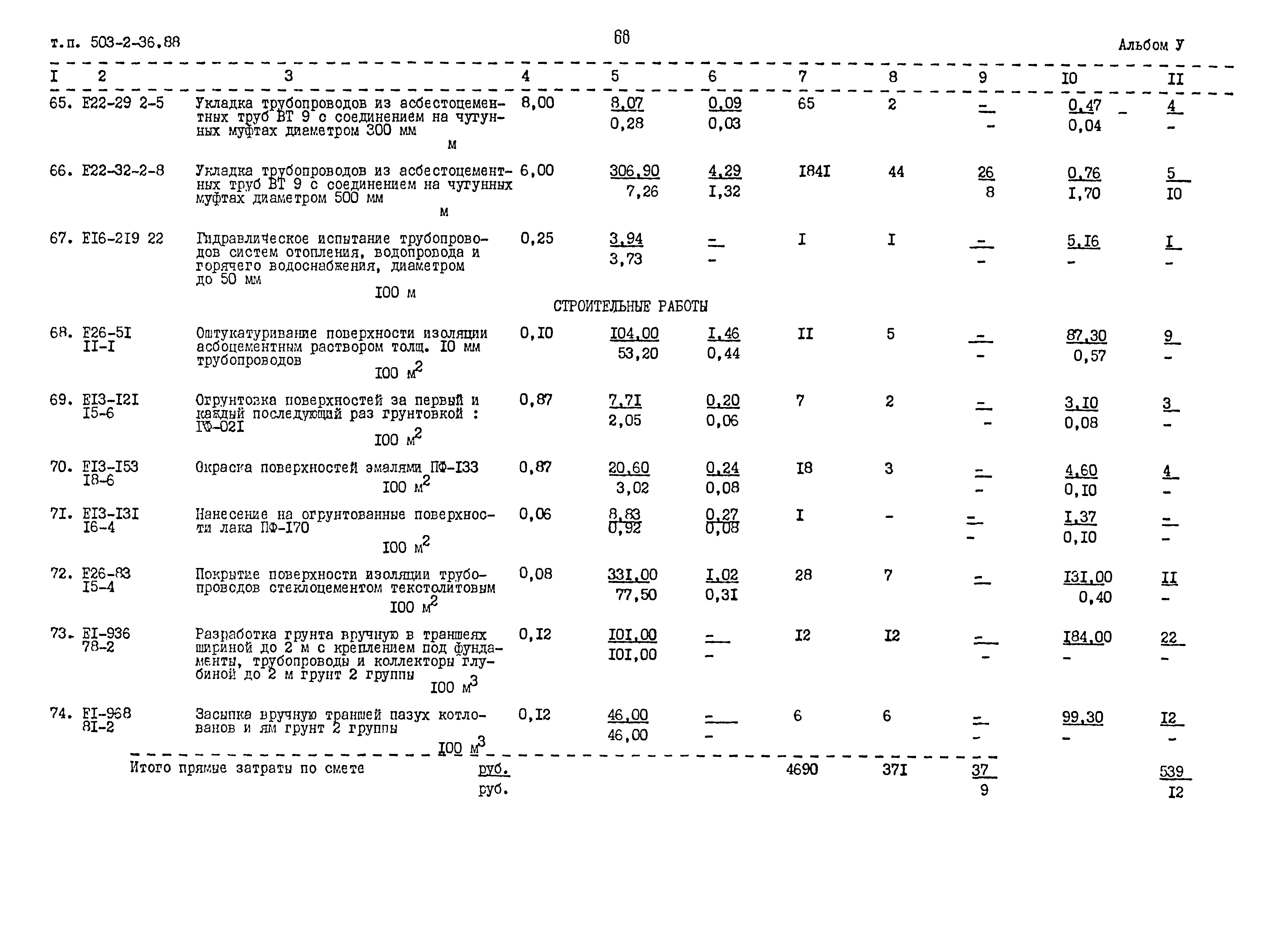 Типовой проект 503-2-36.88