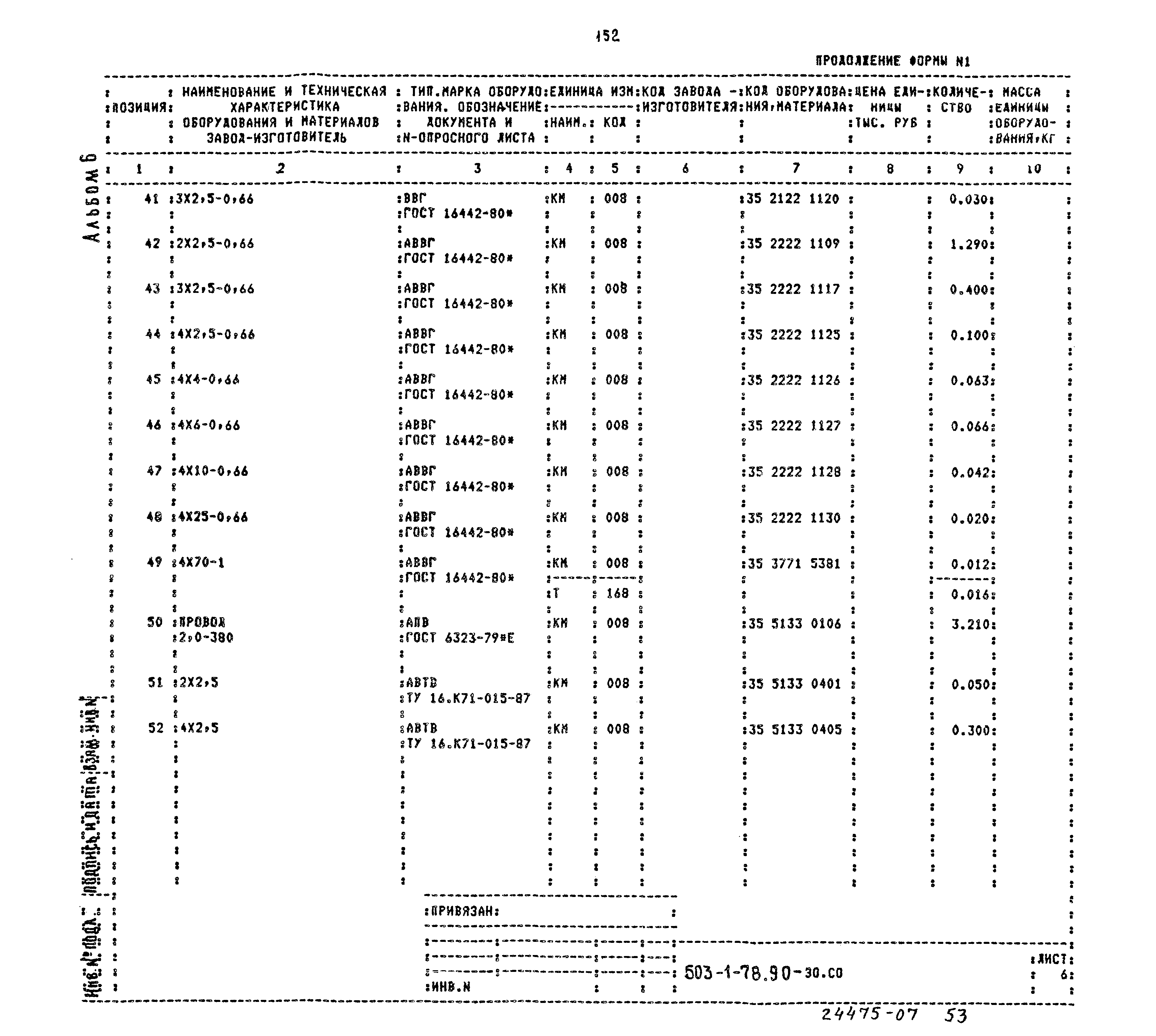 Типовой проект 503-1-78.90