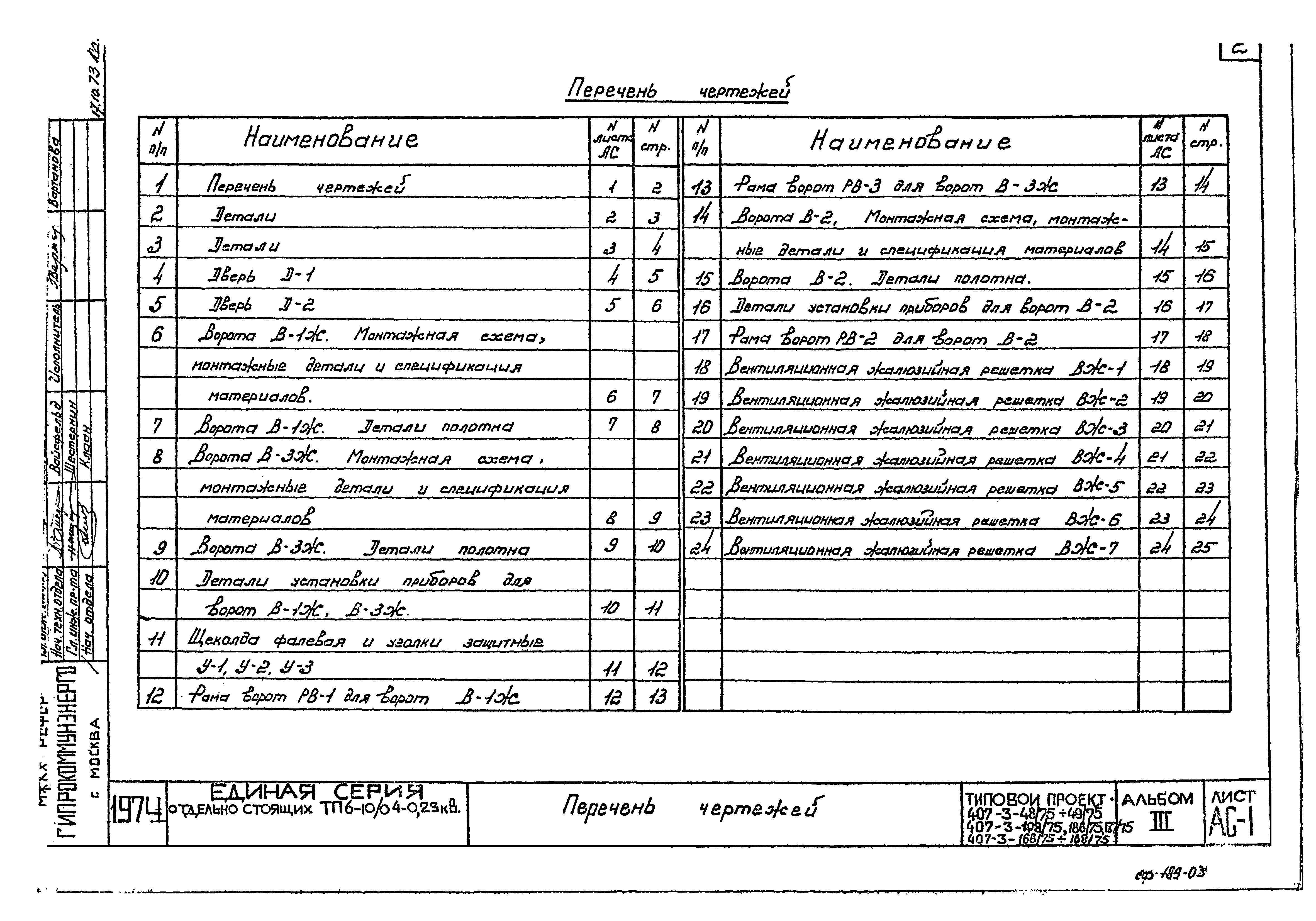 Типовой проект 407-3-48/75