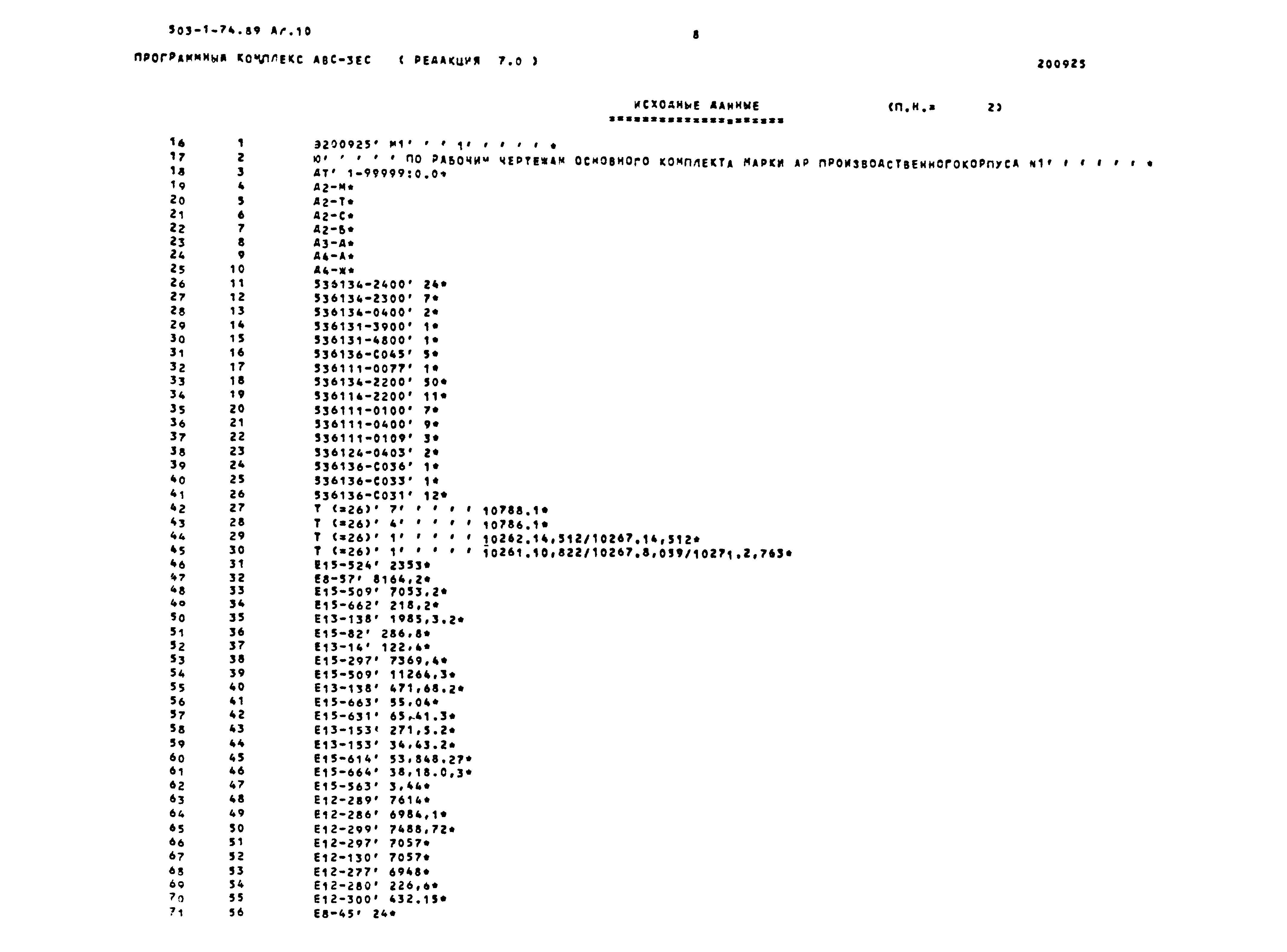 Типовой проект 503-1-74.89