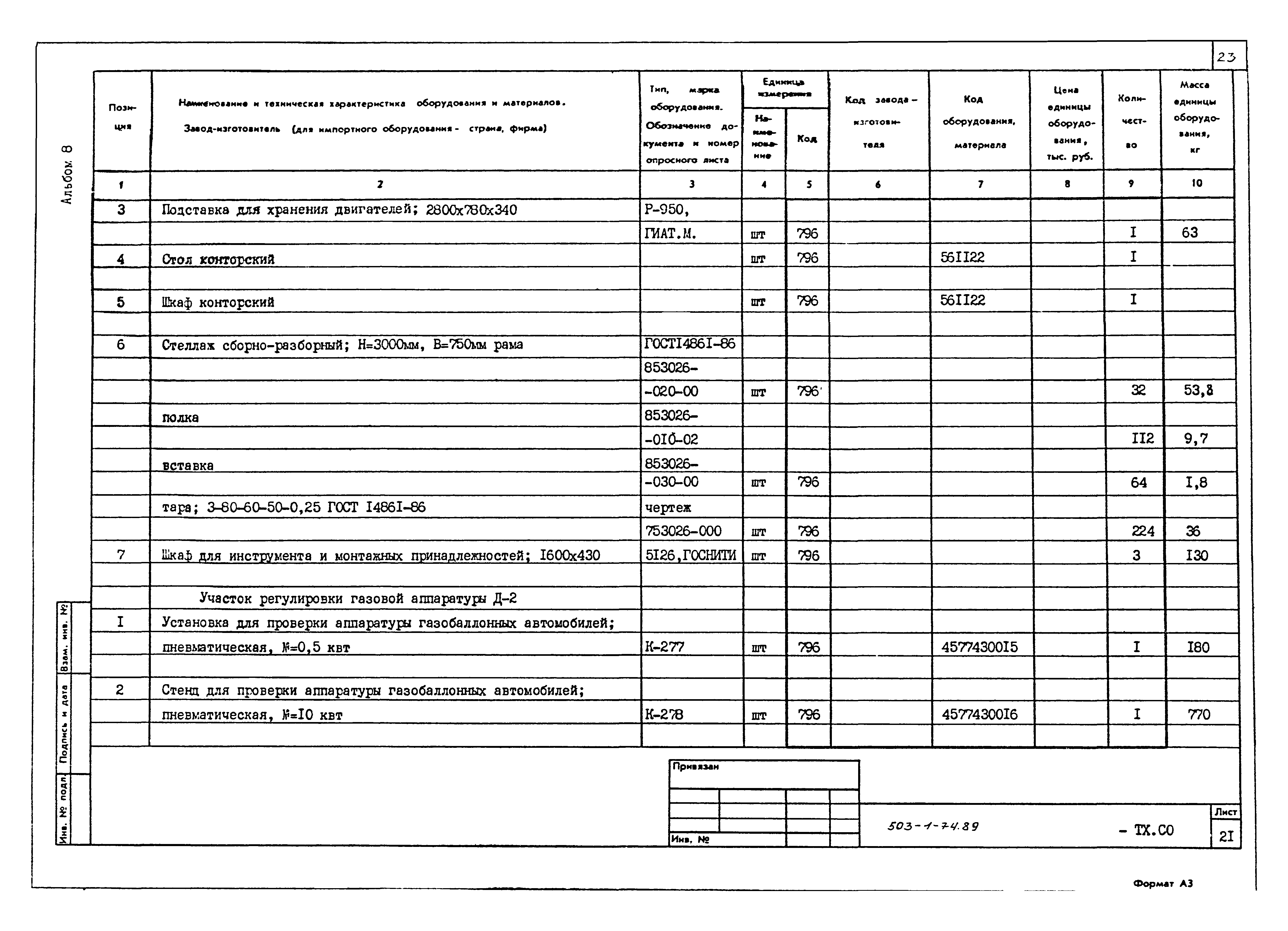Типовой проект 503-1-74.89