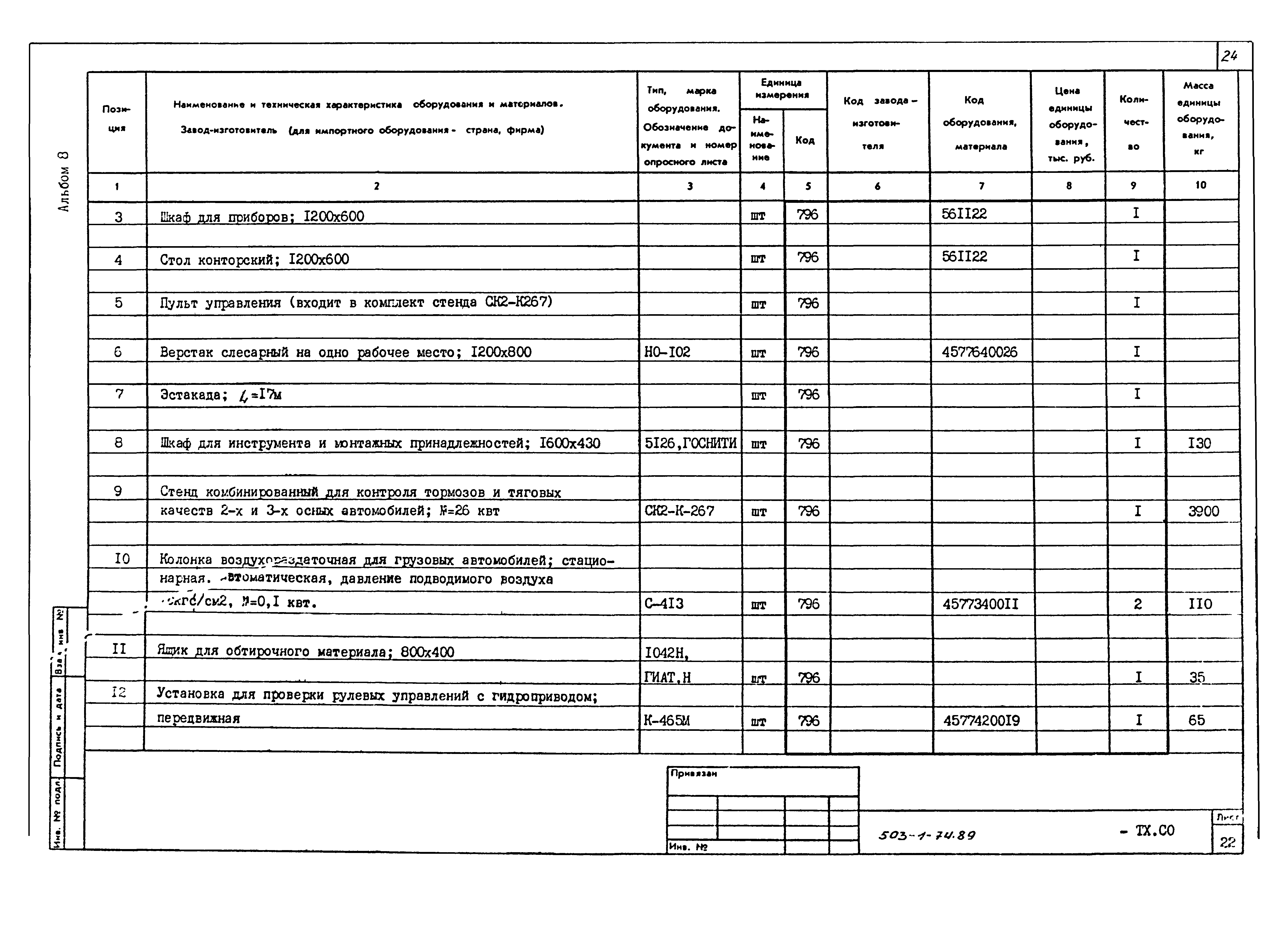 Типовой проект 503-1-74.89