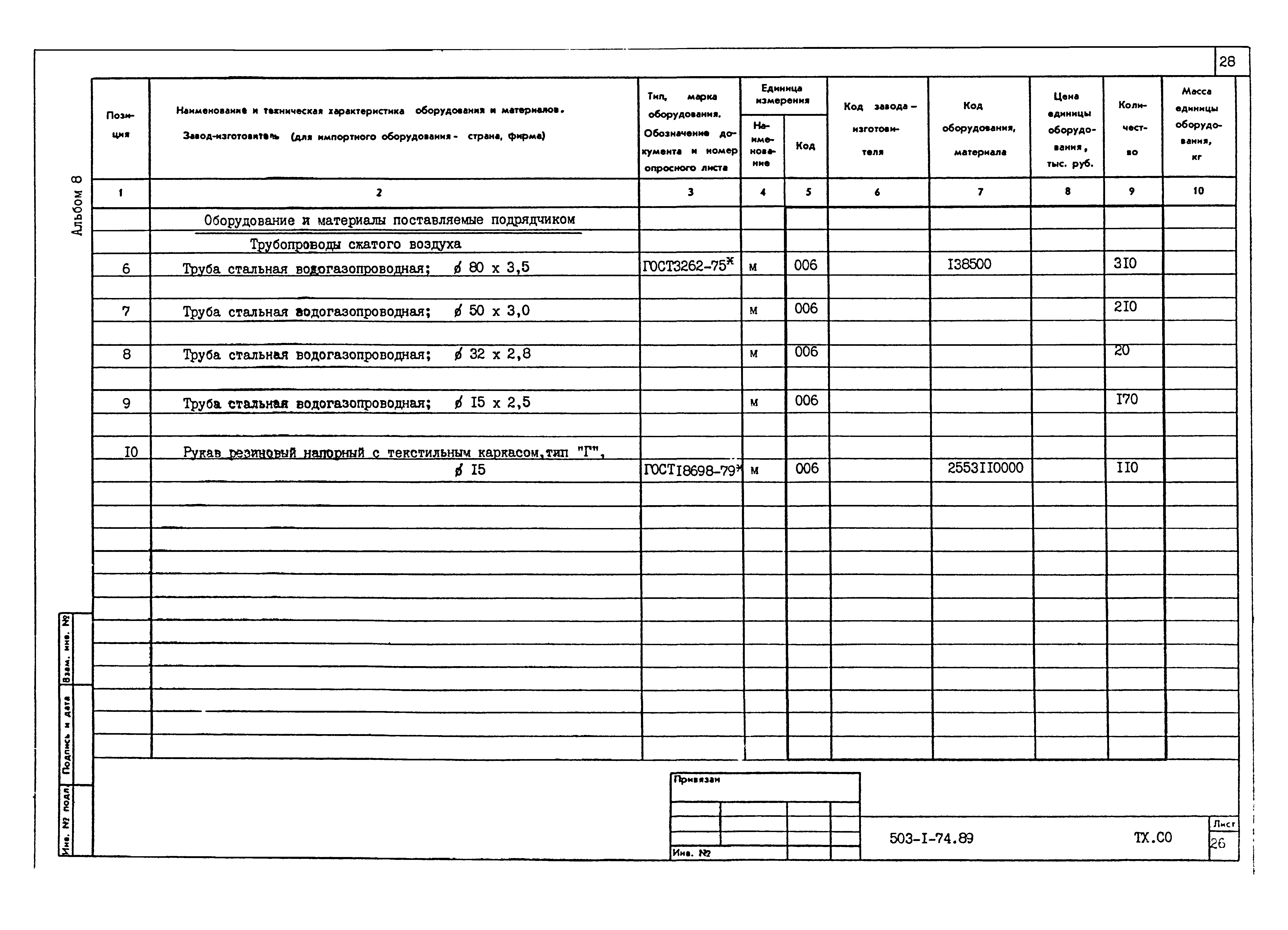 Типовой проект 503-1-74.89