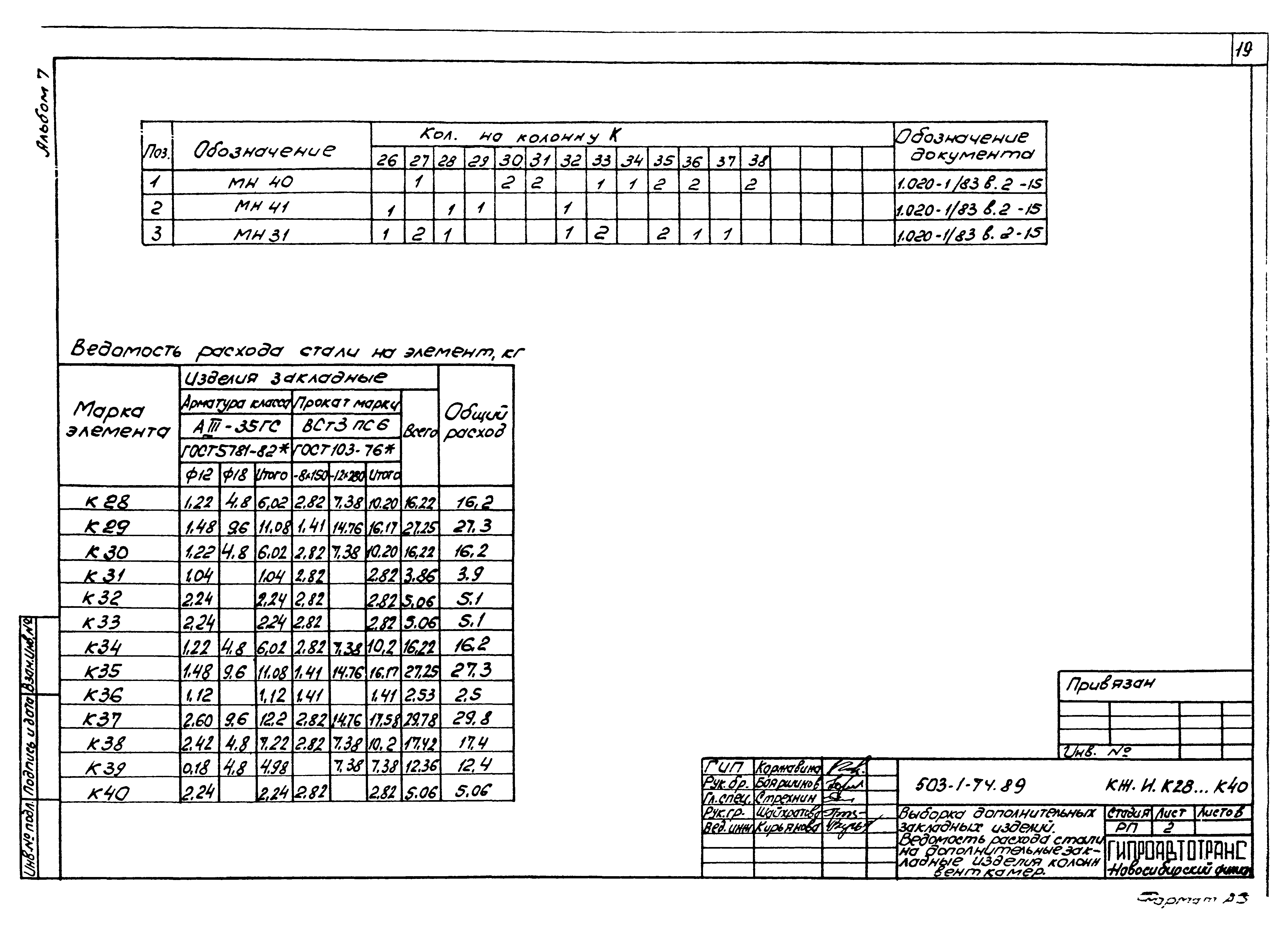 Типовой проект 503-1-74.89
