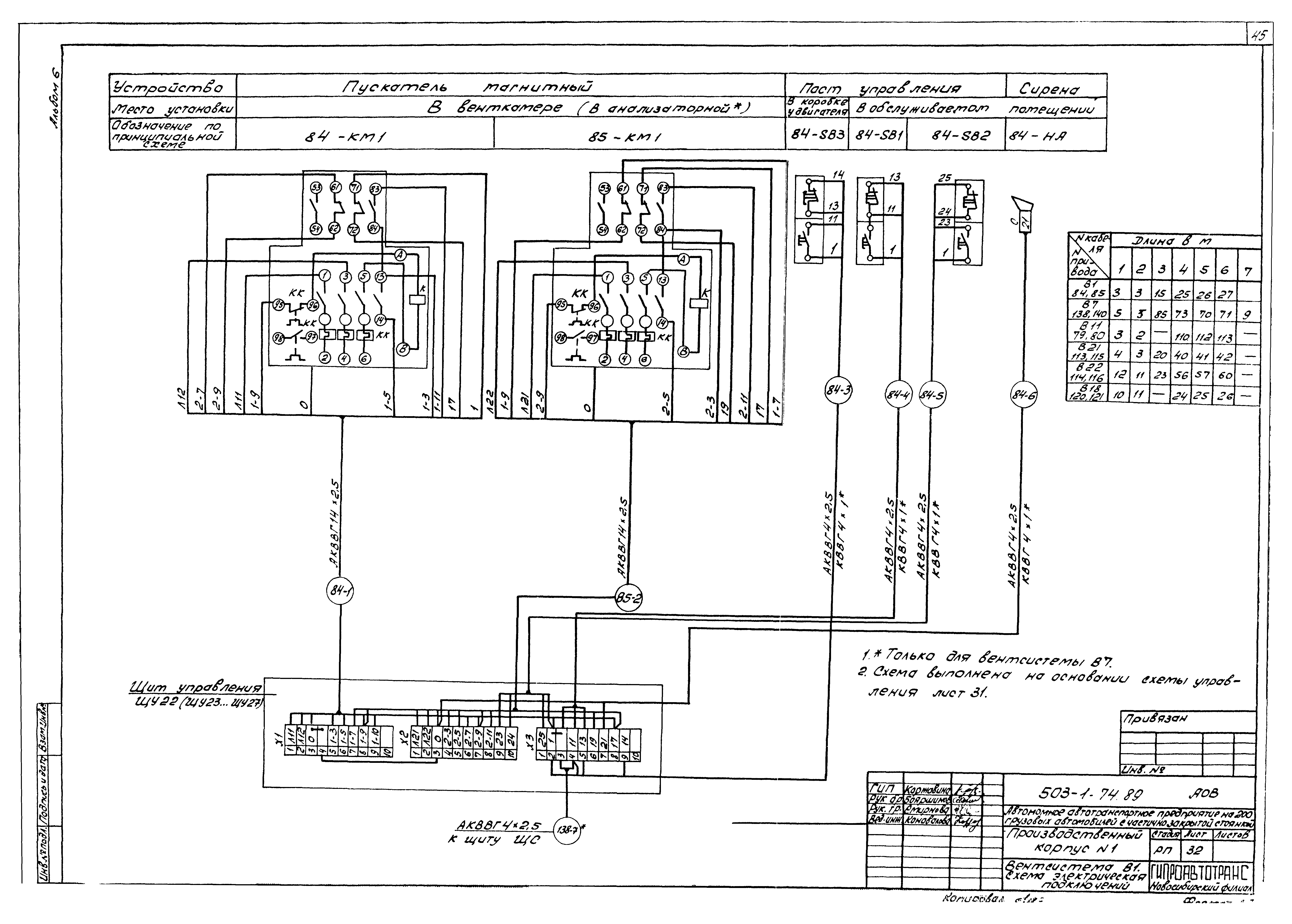 Типовой проект 503-1-74.89