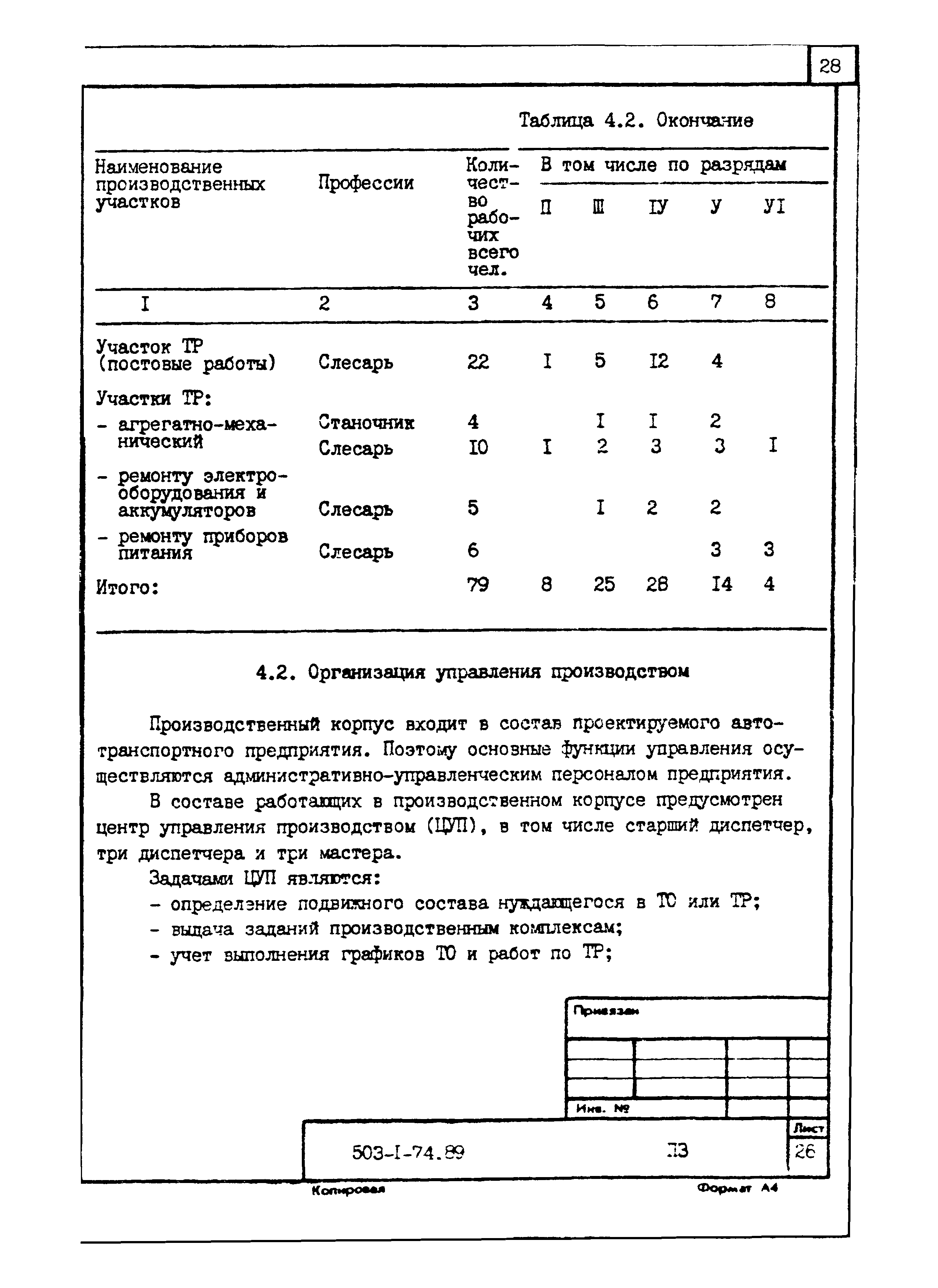 Типовой проект 503-1-74.89
