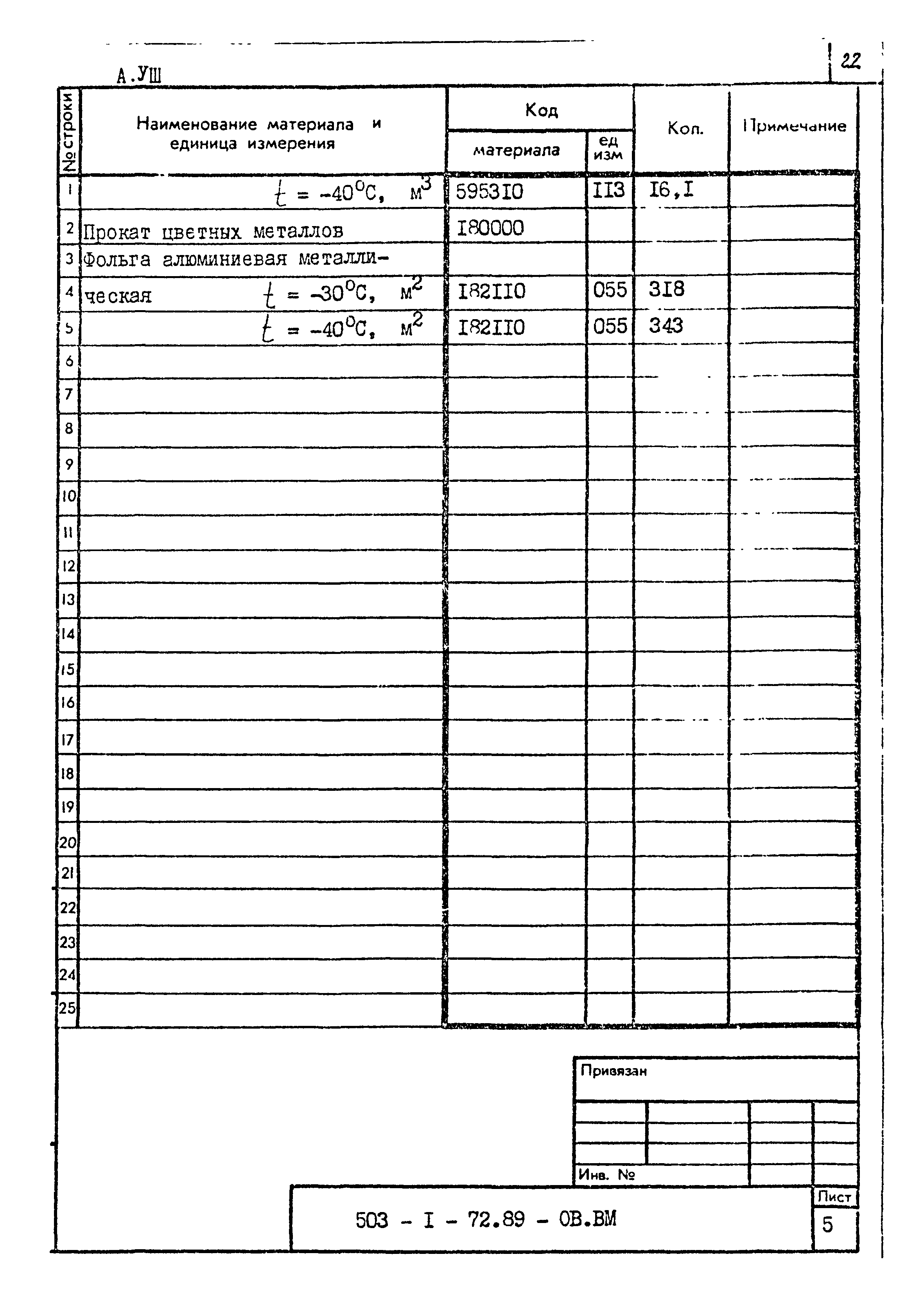 Типовой проект 503-1-72.89
