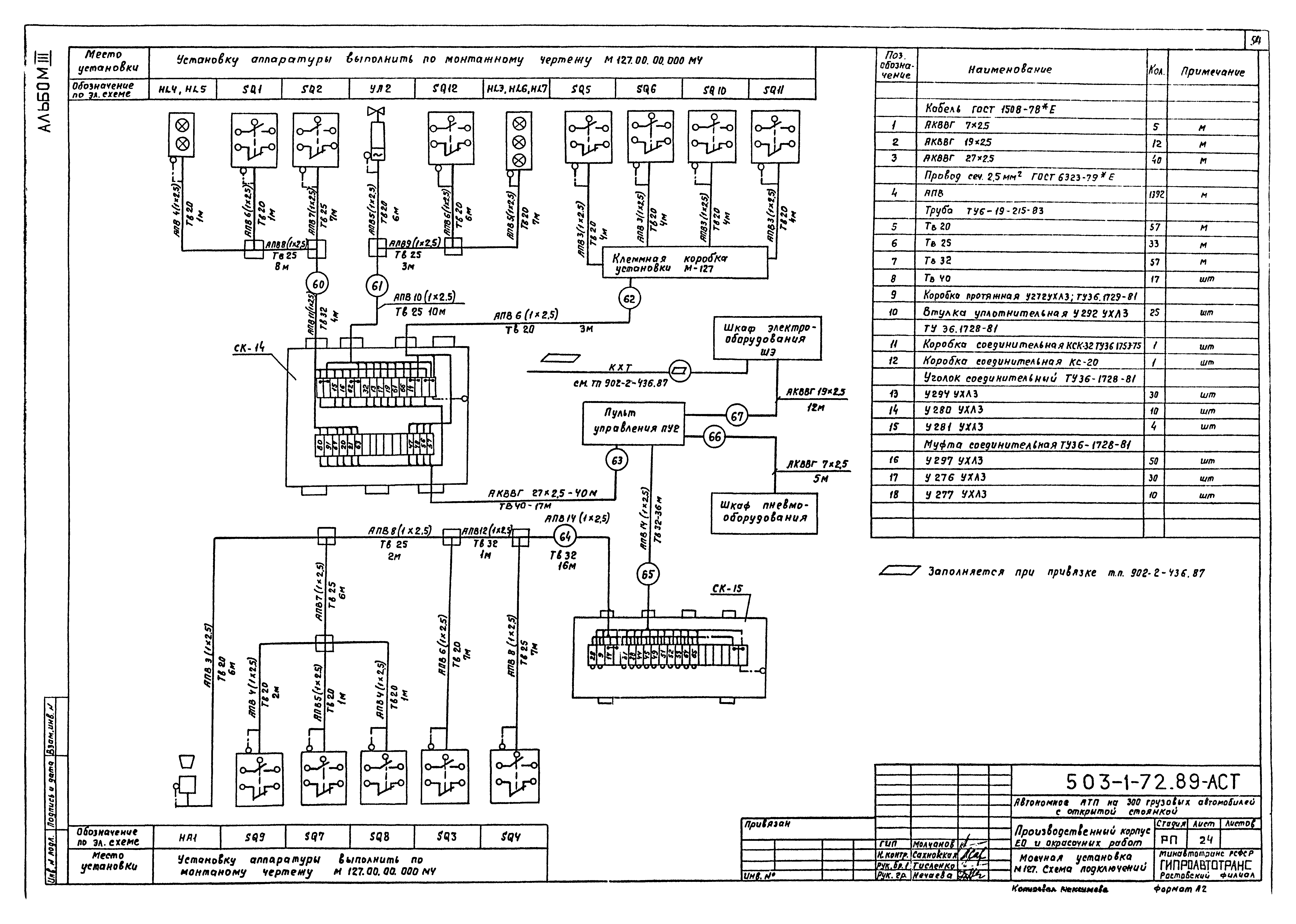 Типовой проект 503-1-72.89