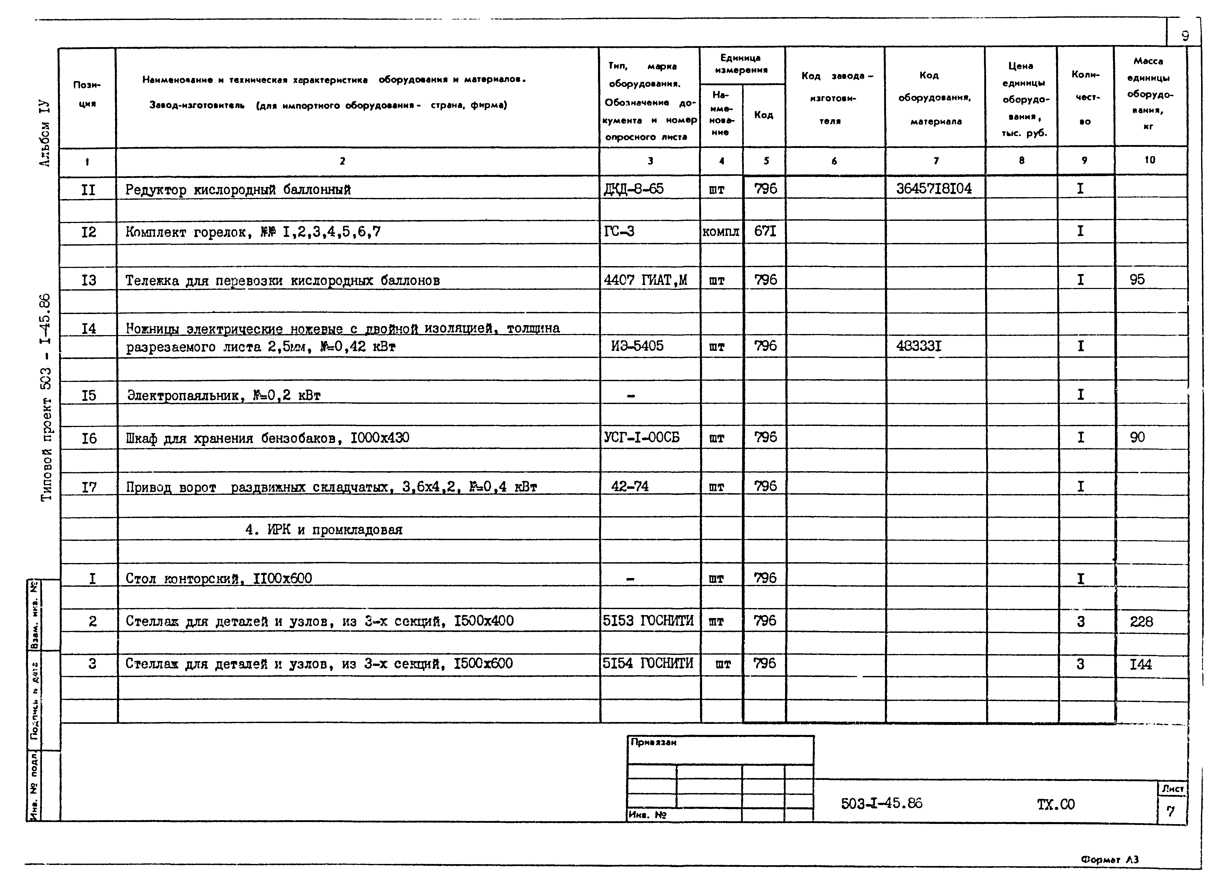 Типовой проект 503-1-45.86