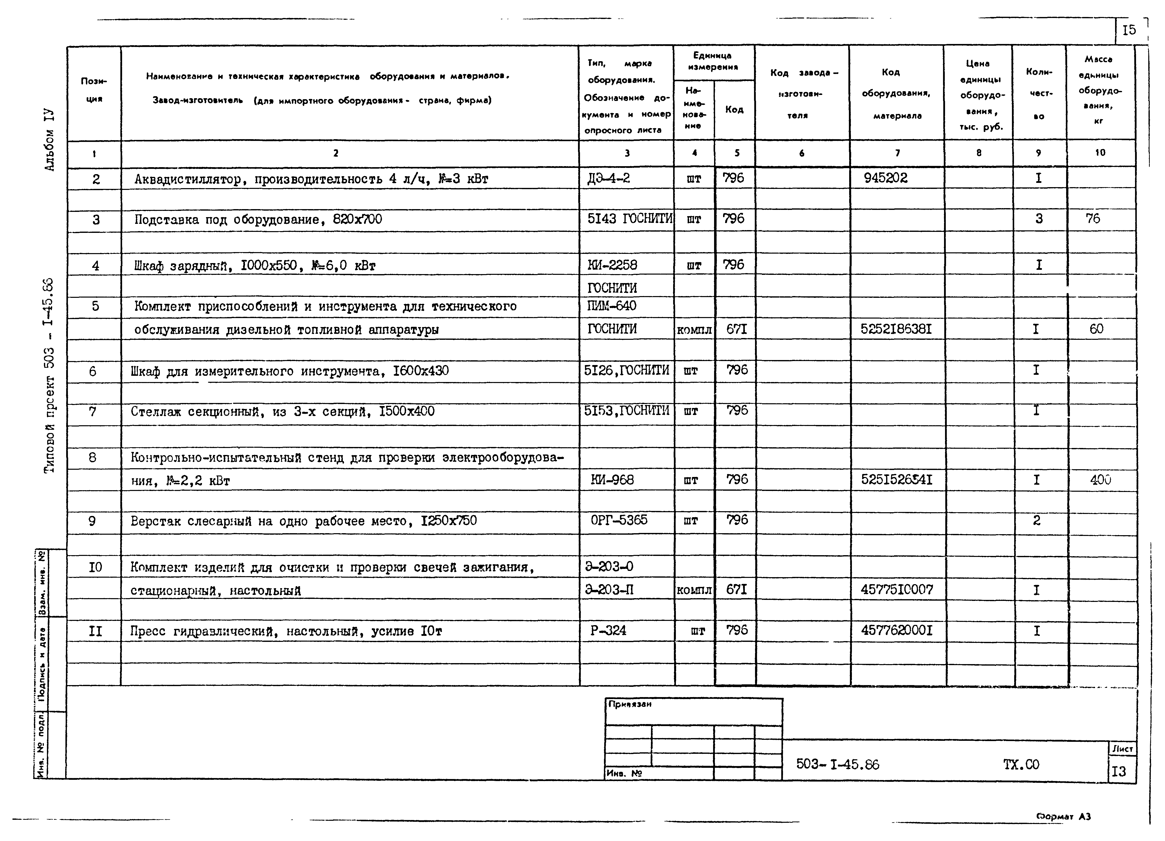 Типовой проект 503-1-45.86