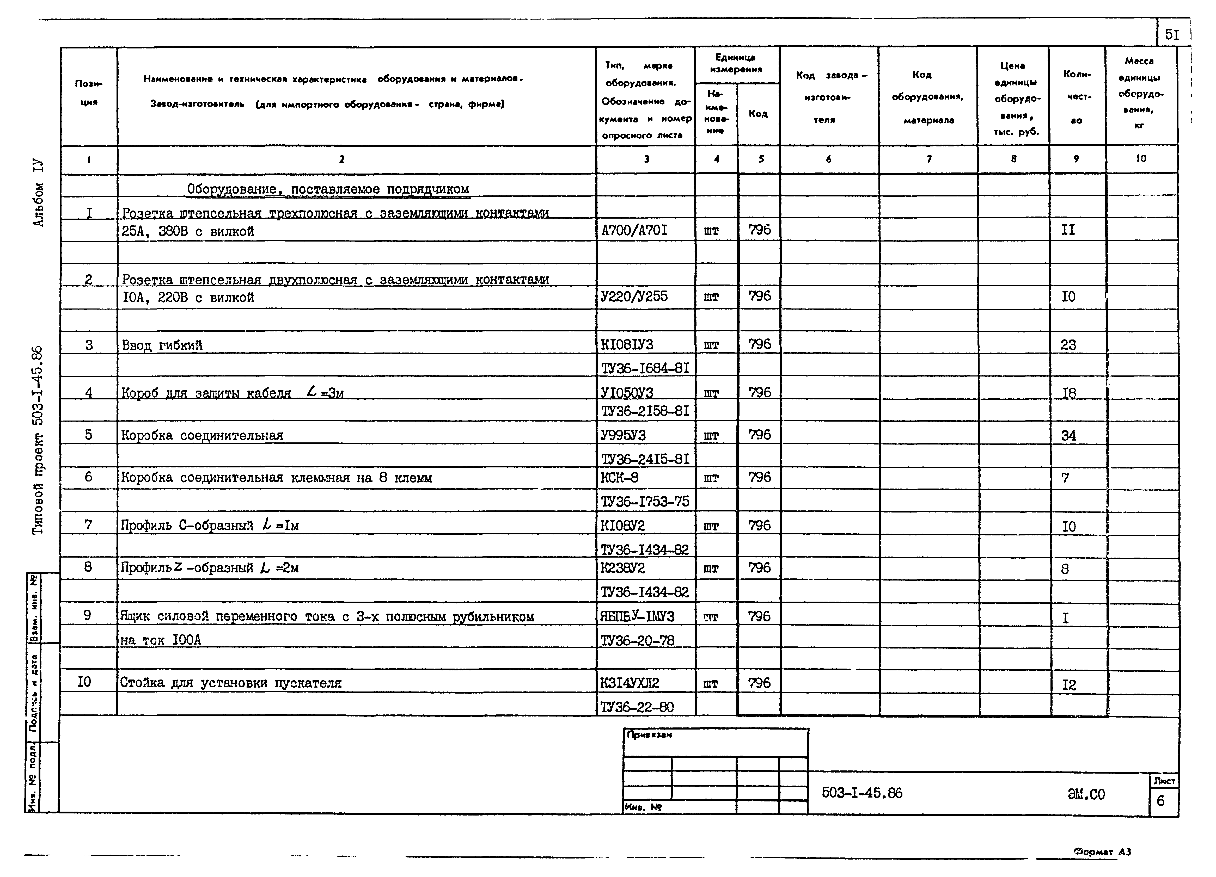 Типовой проект 503-1-45.86