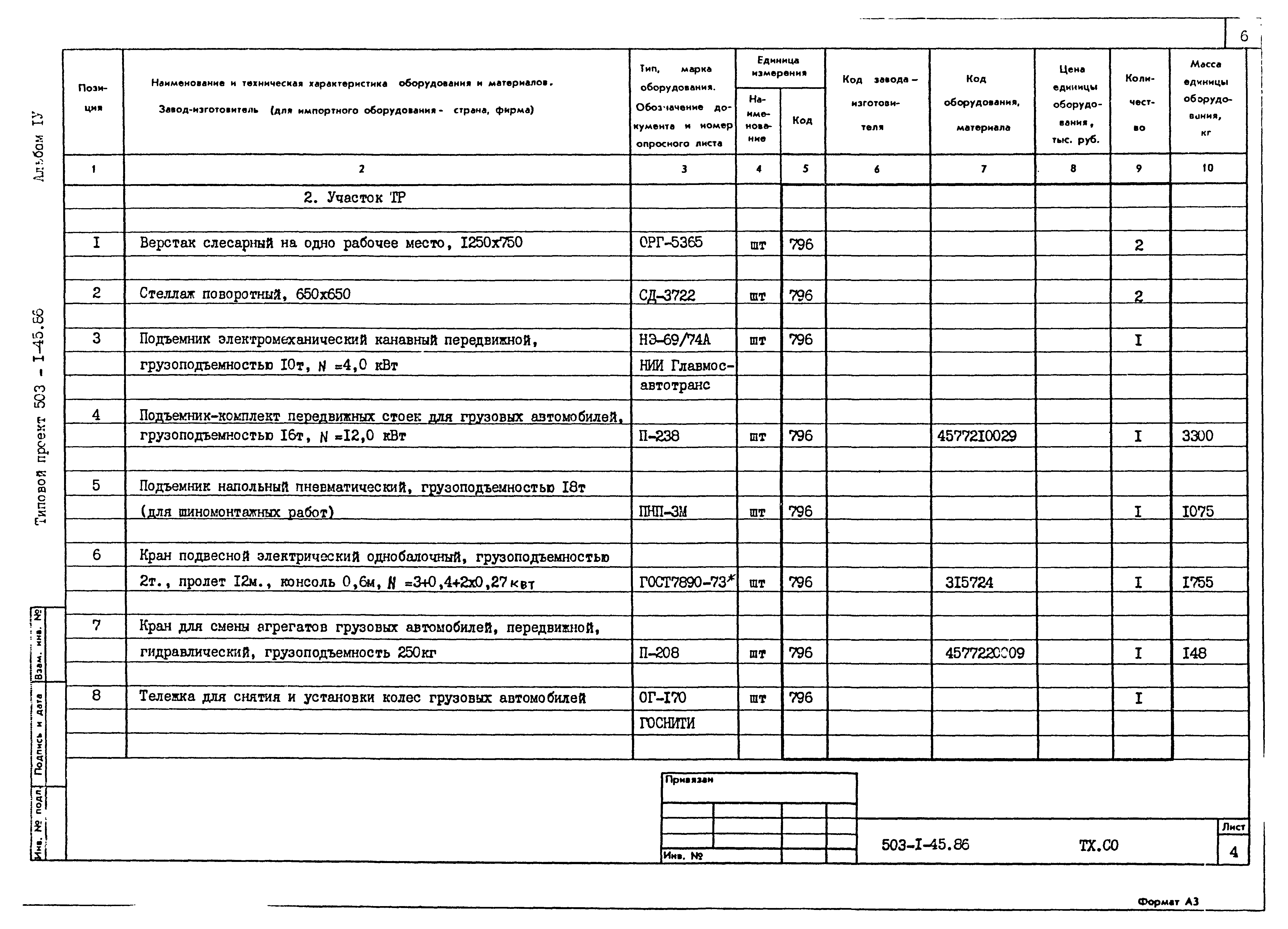Типовой проект 503-1-45.86