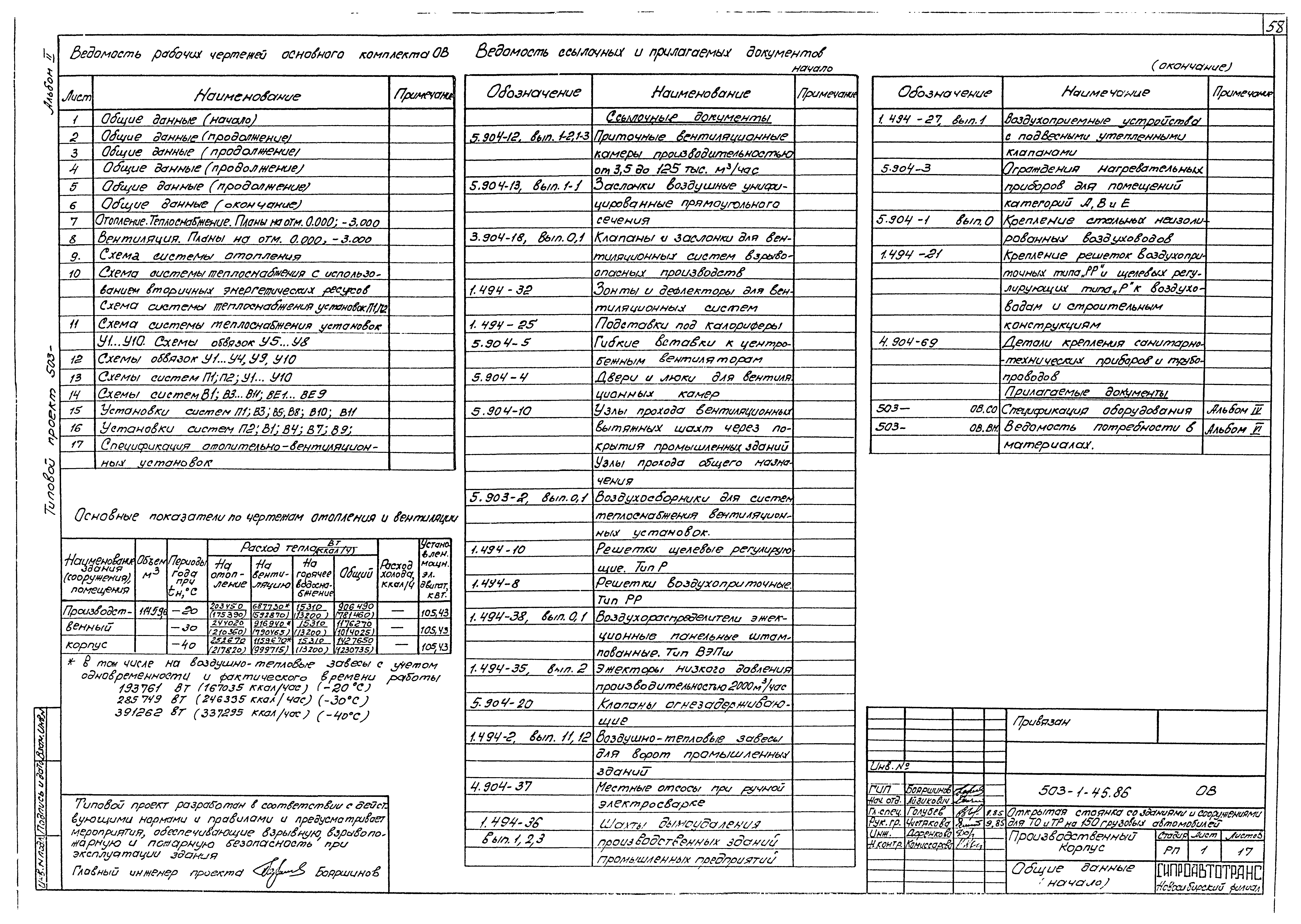 Типовой проект 503-1-45.86
