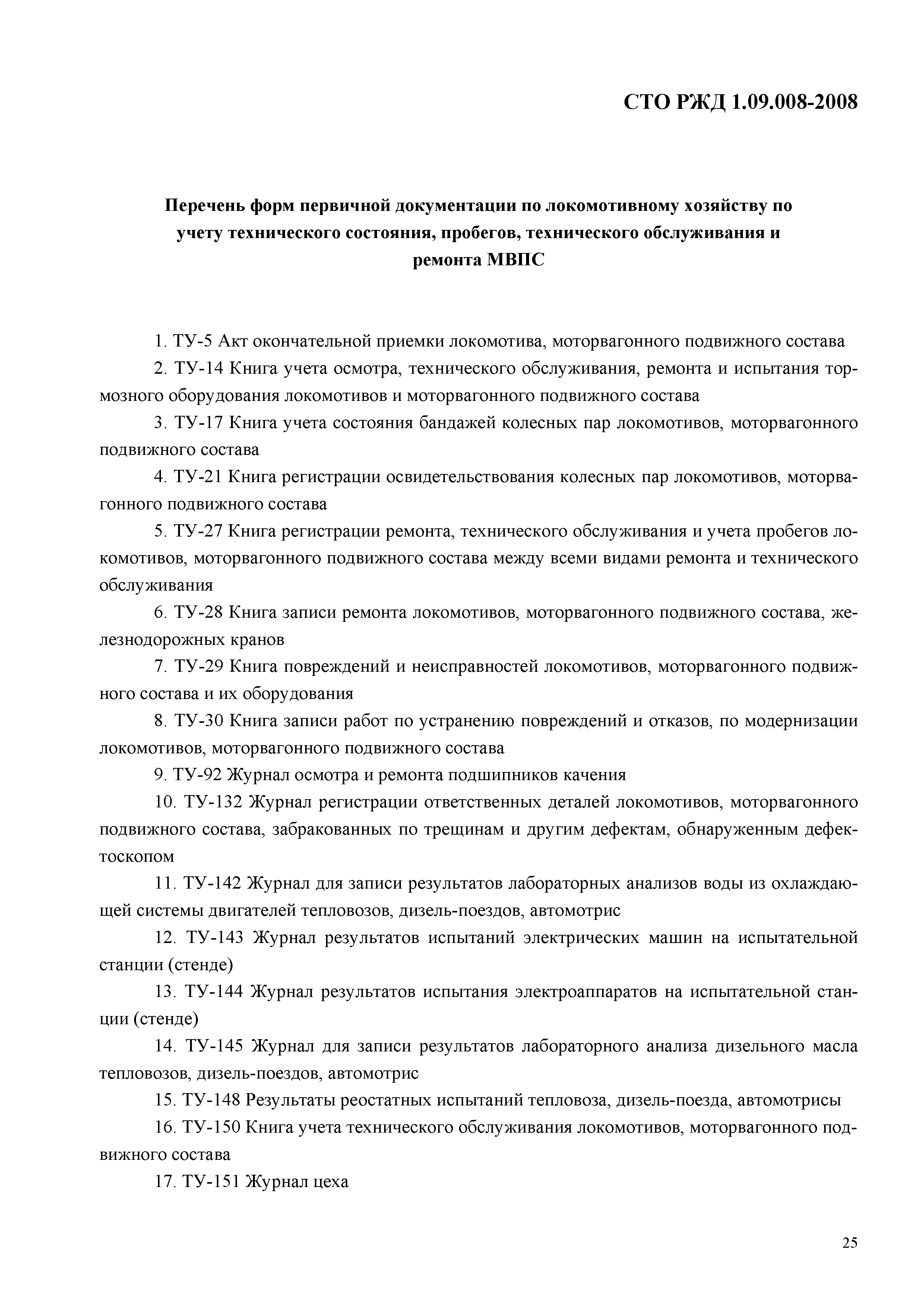 Скачать СТО РЖД 1.09.008-2008 Комиссионный осмотр моторвагонного подвижного  состава. Порядок проведения