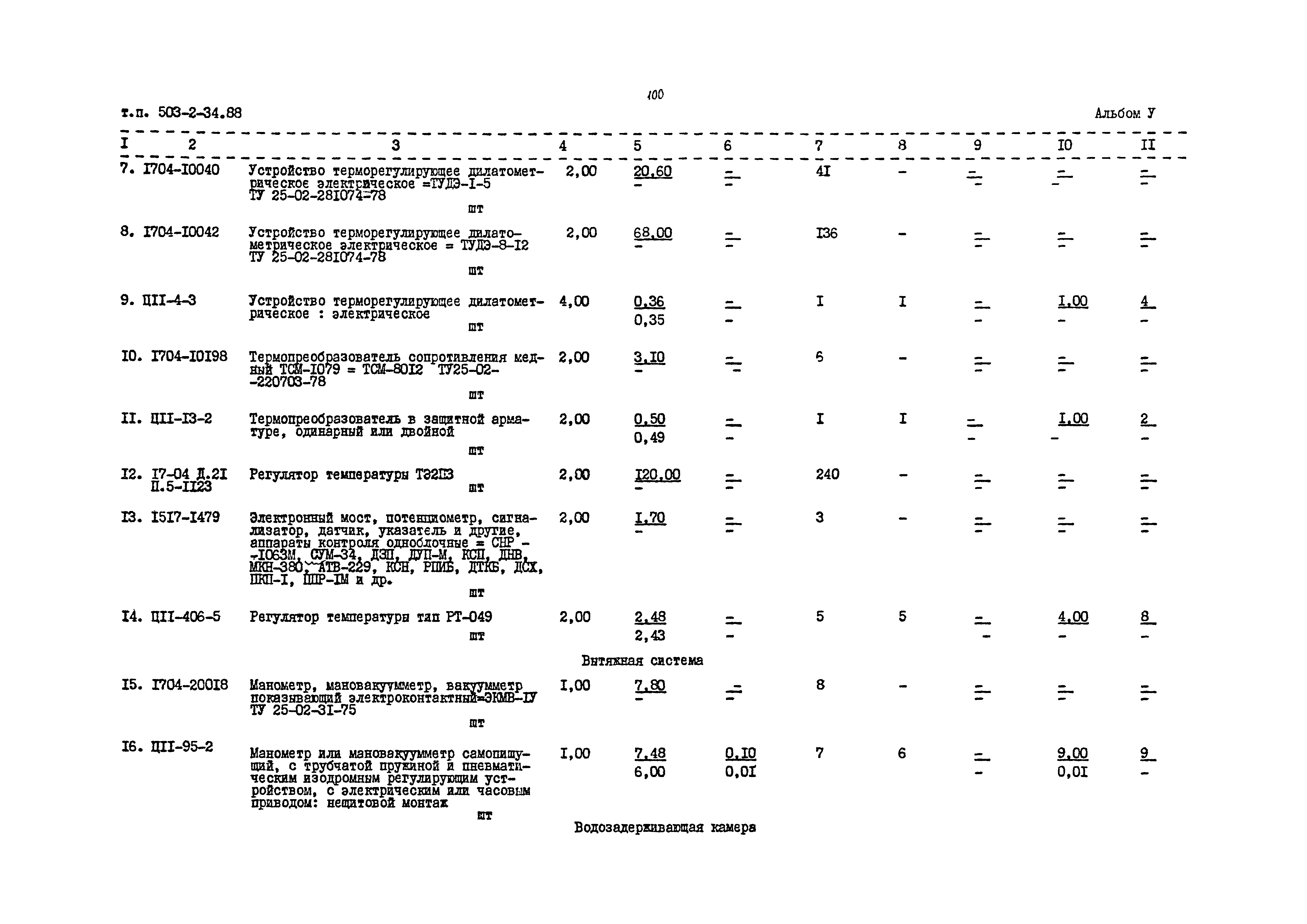 Типовой проект 503-2-34.88