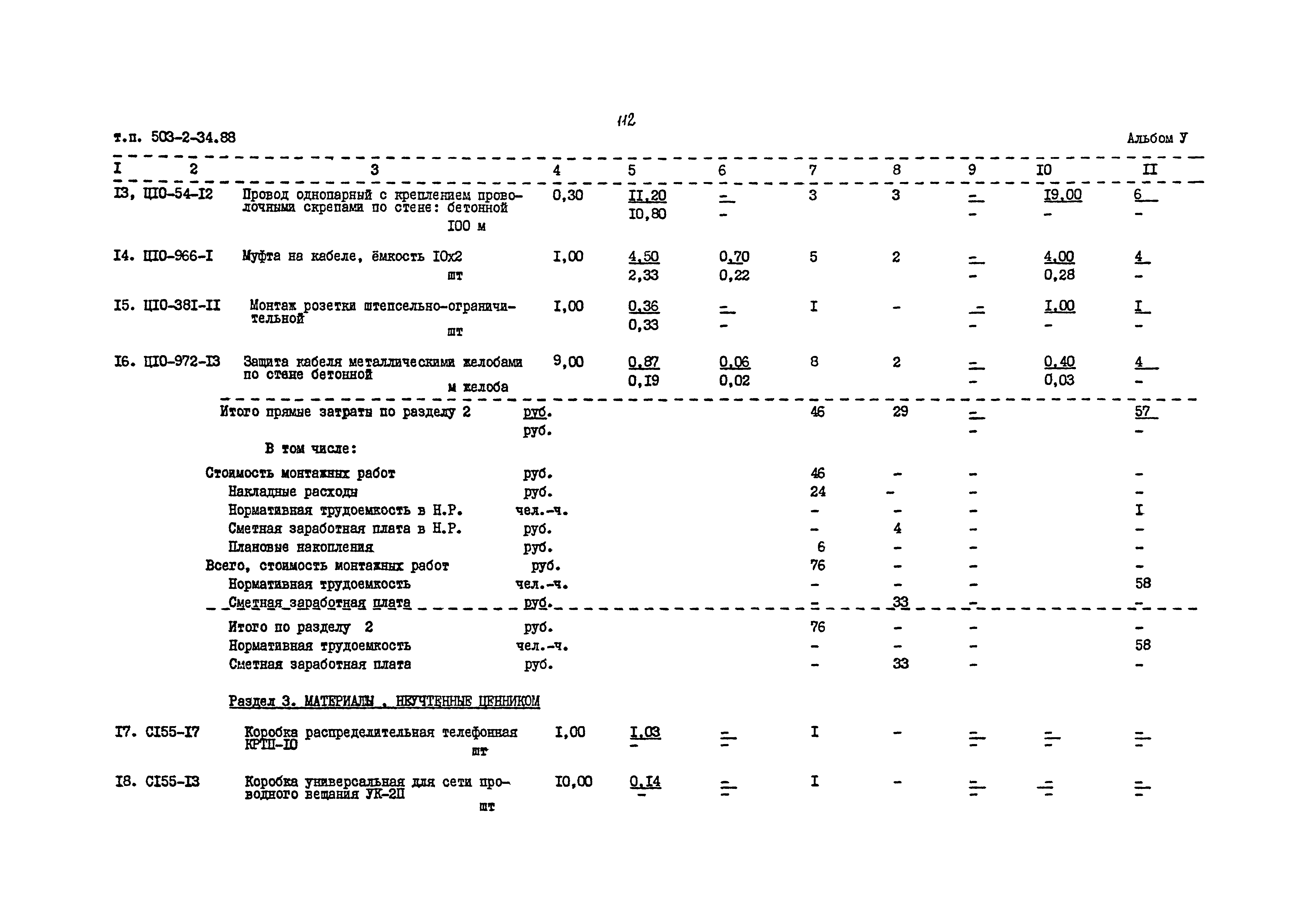 Типовой проект 503-2-34.88