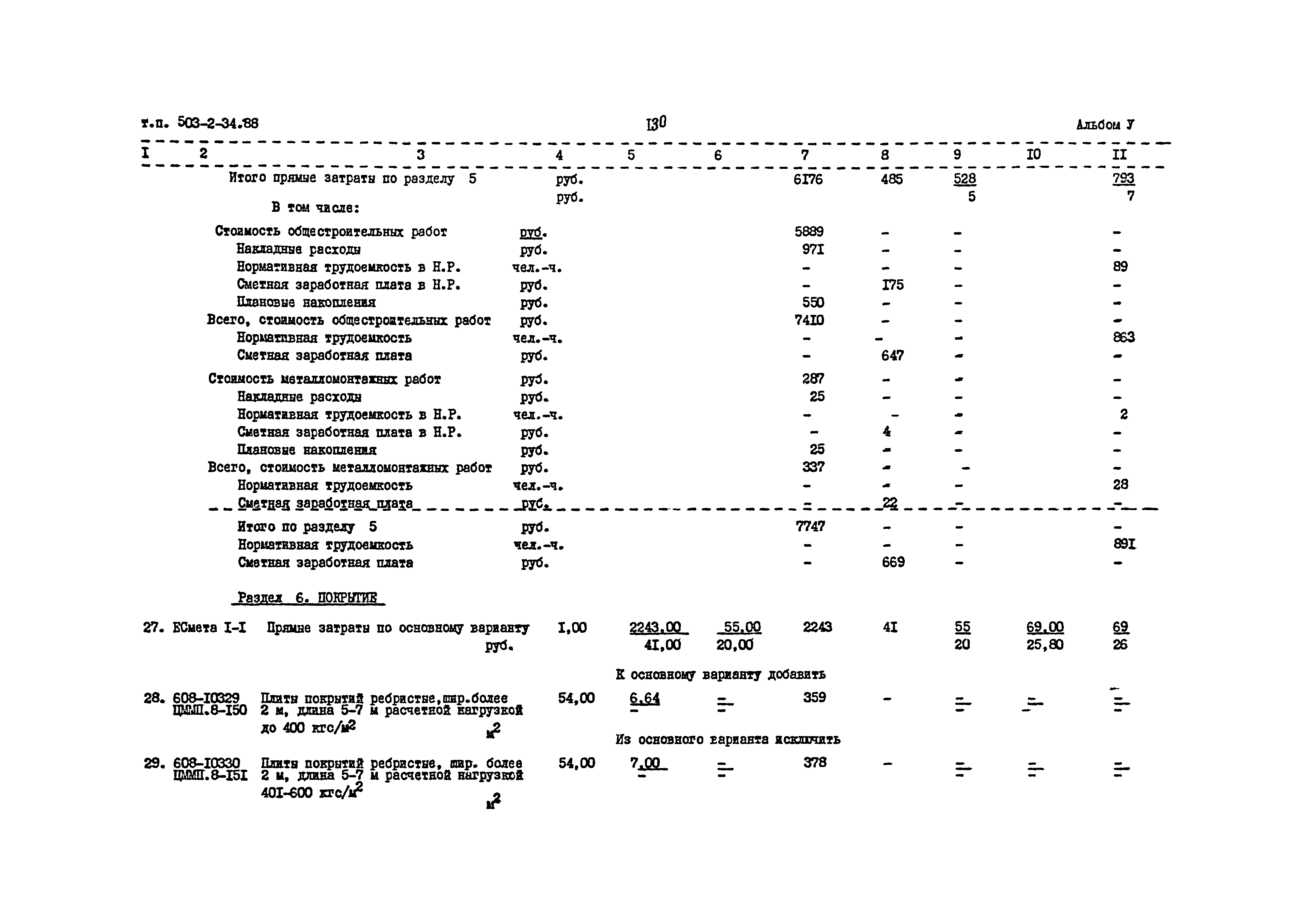 Типовой проект 503-2-34.88