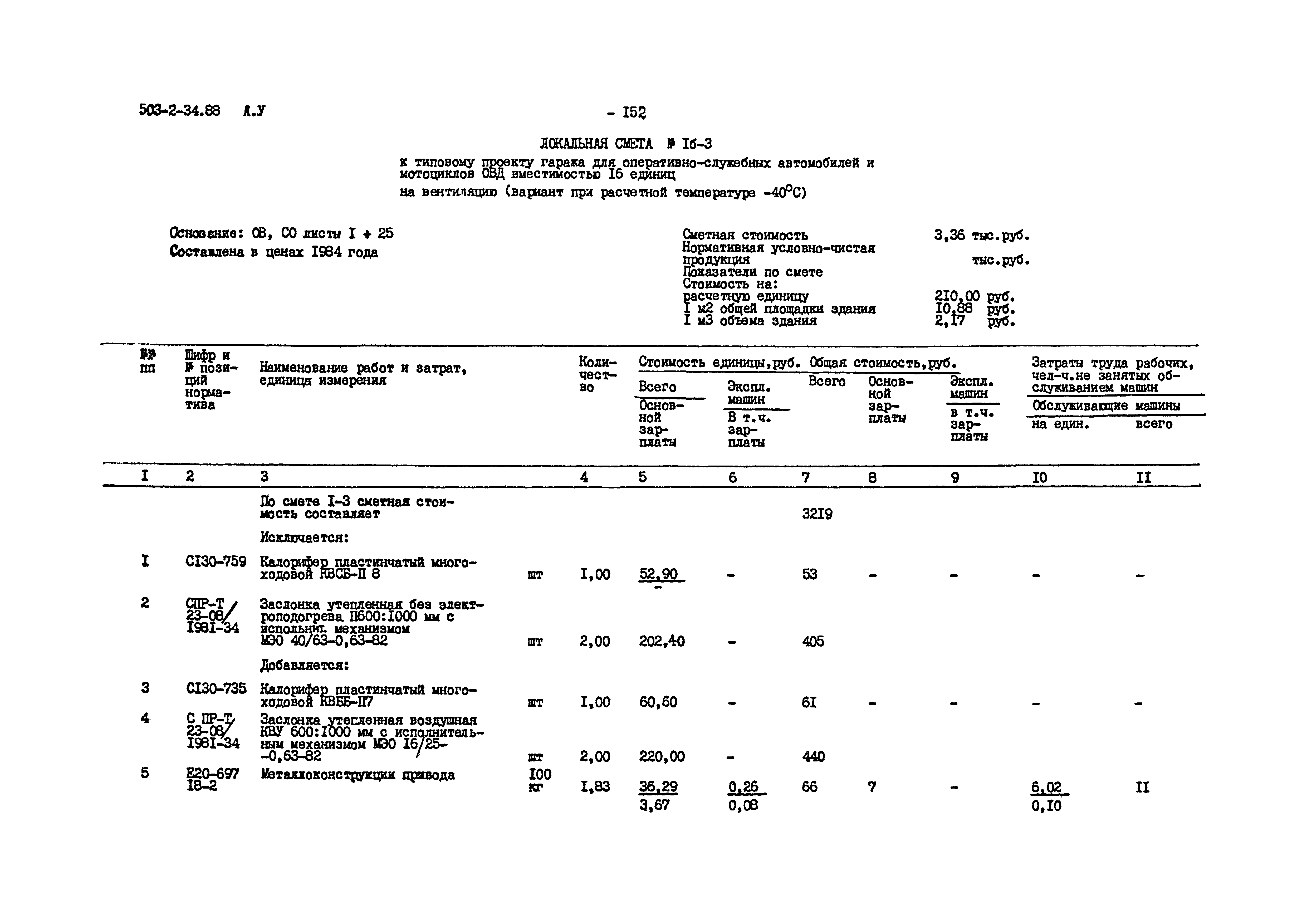 Типовой проект 503-2-34.88