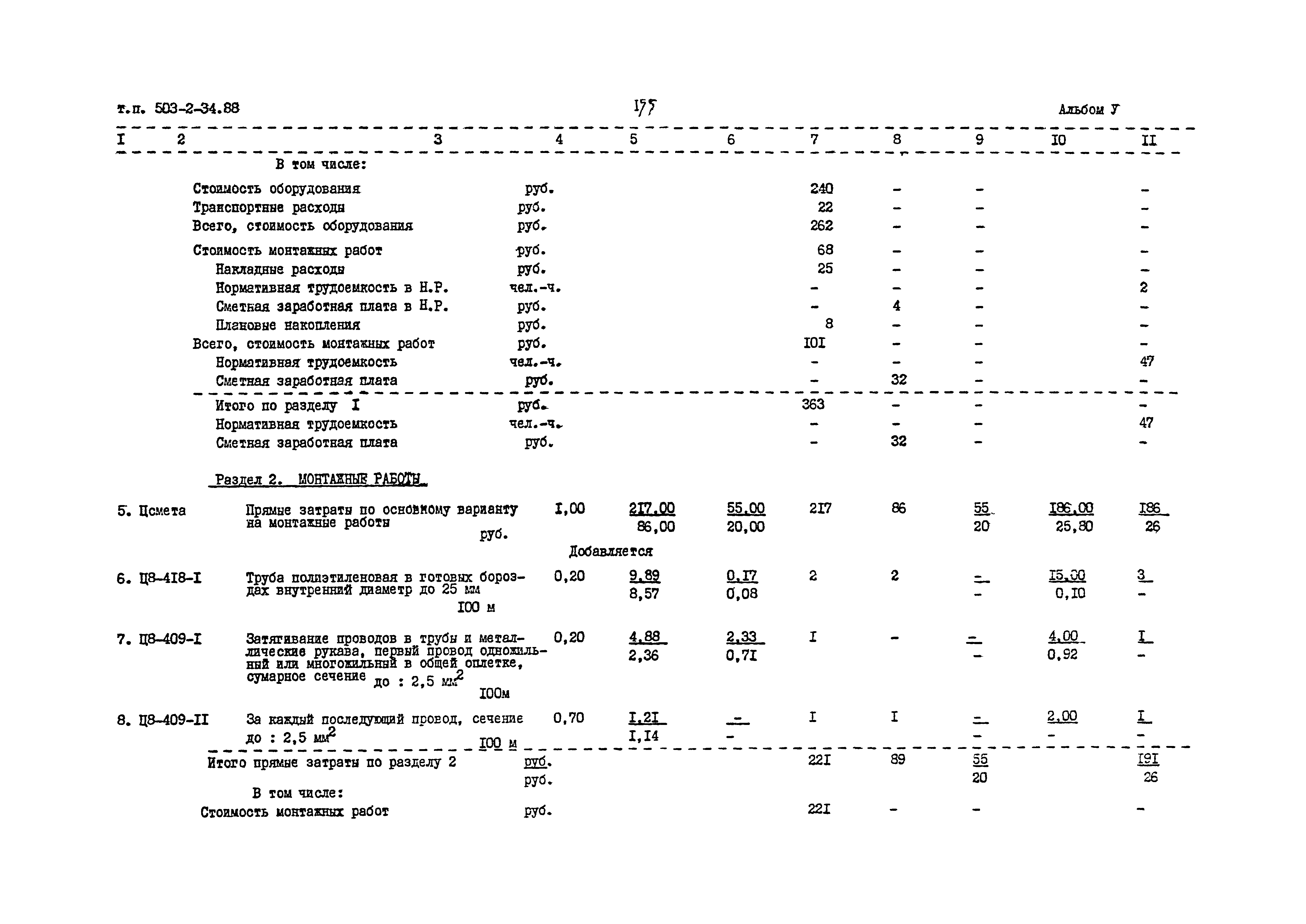 Типовой проект 503-2-34.88