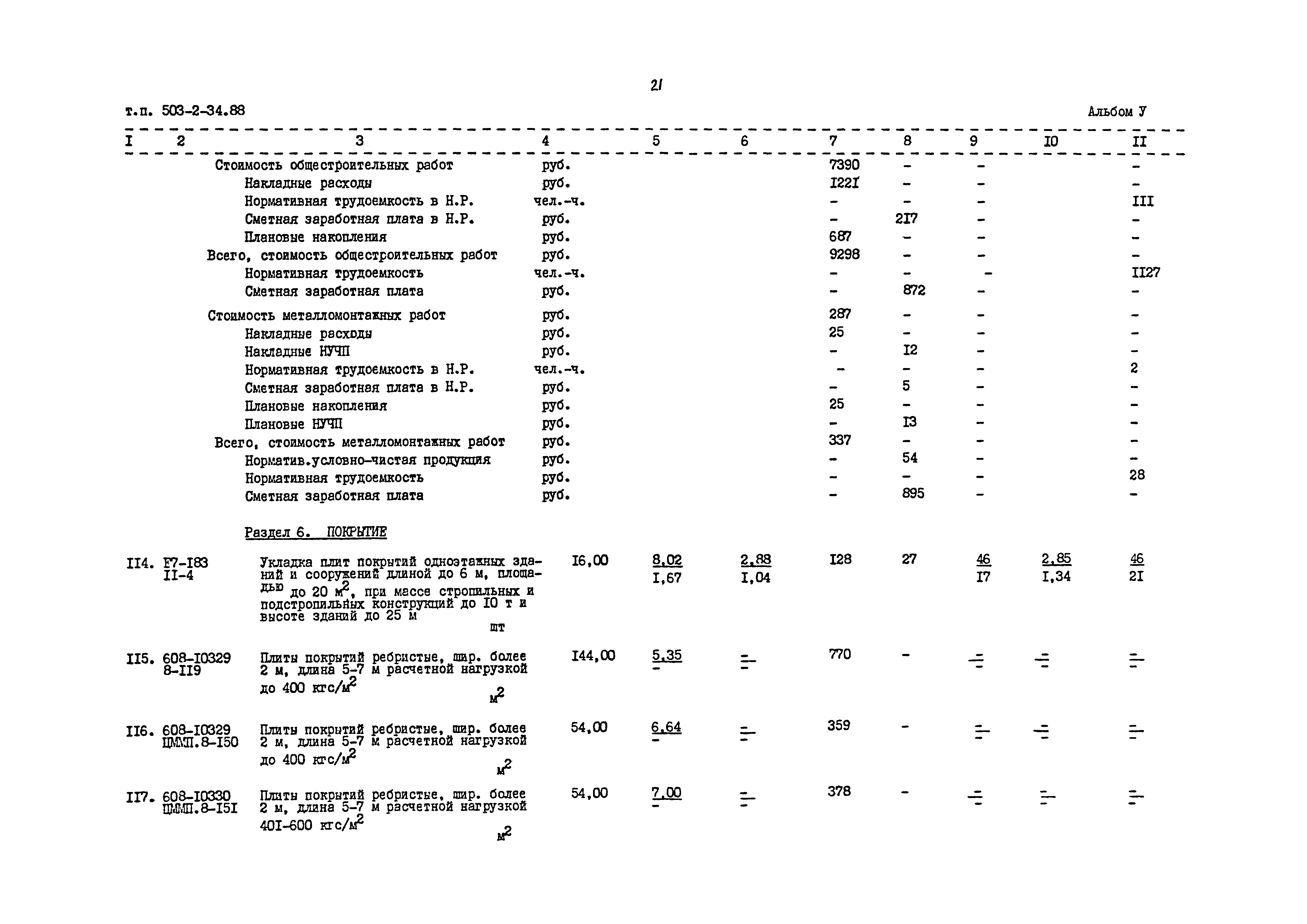 Типовой проект 503-2-34.88