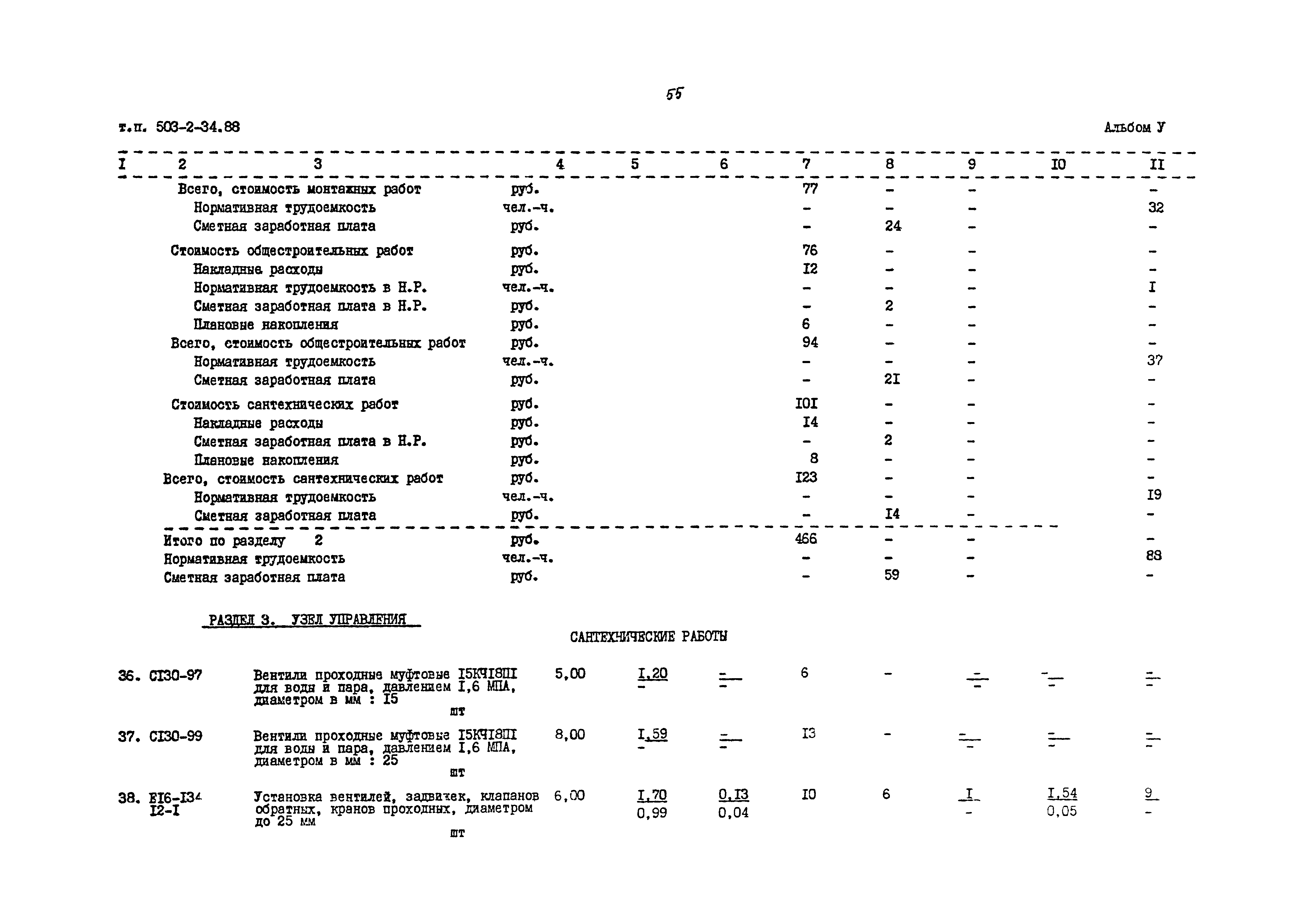 Типовой проект 503-2-34.88