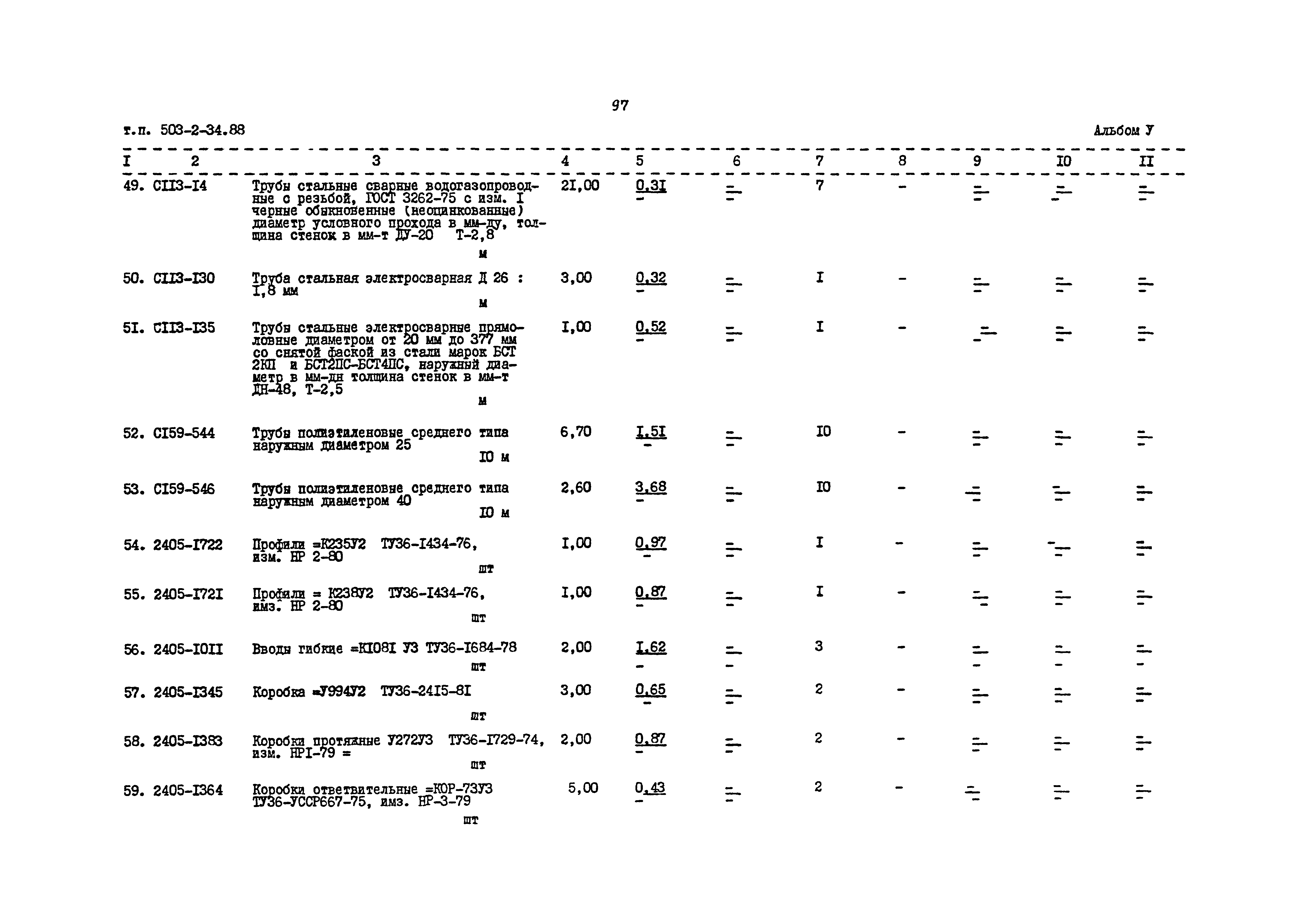 Типовой проект 503-2-34.88