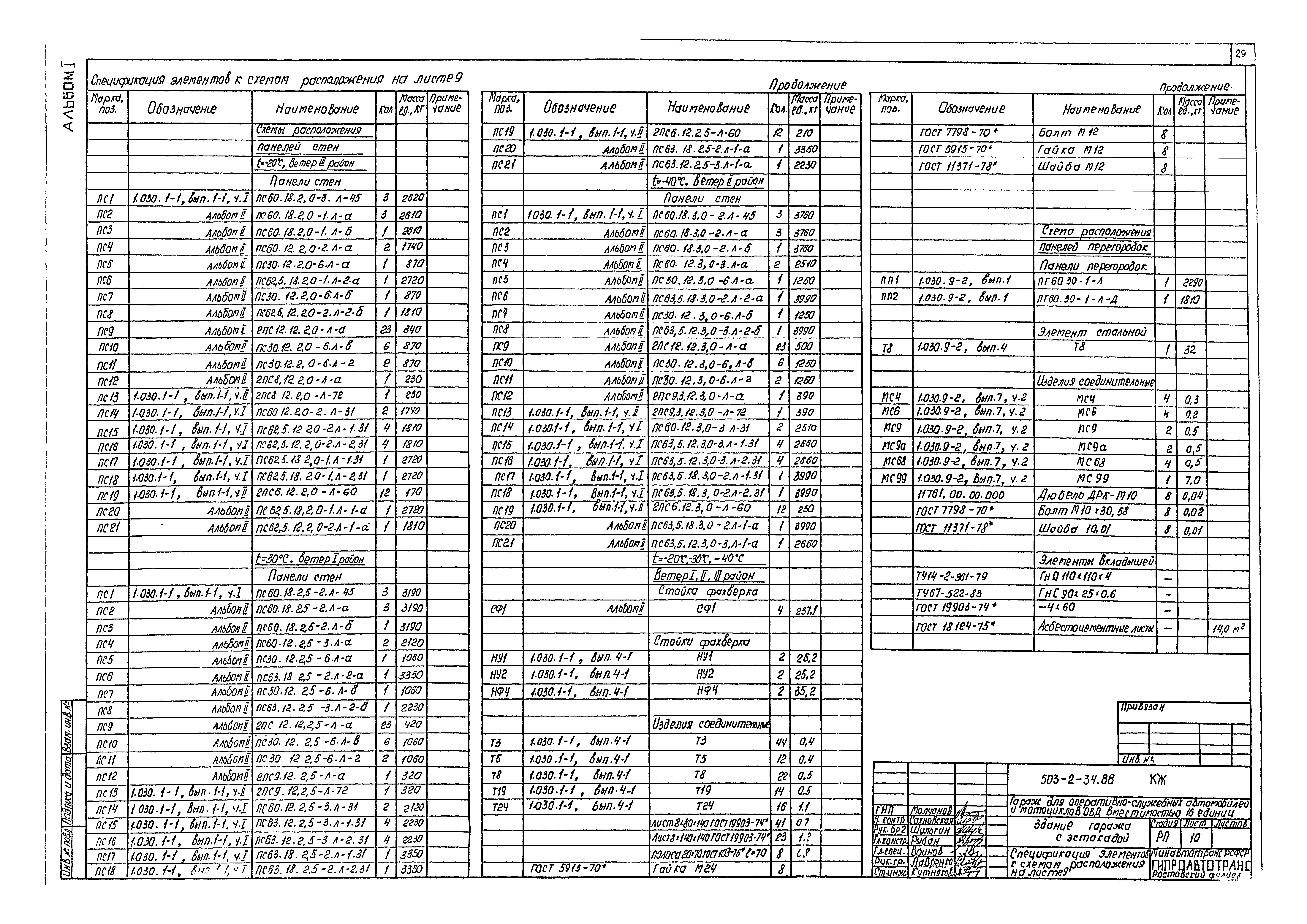 Типовой проект 503-2-34.88