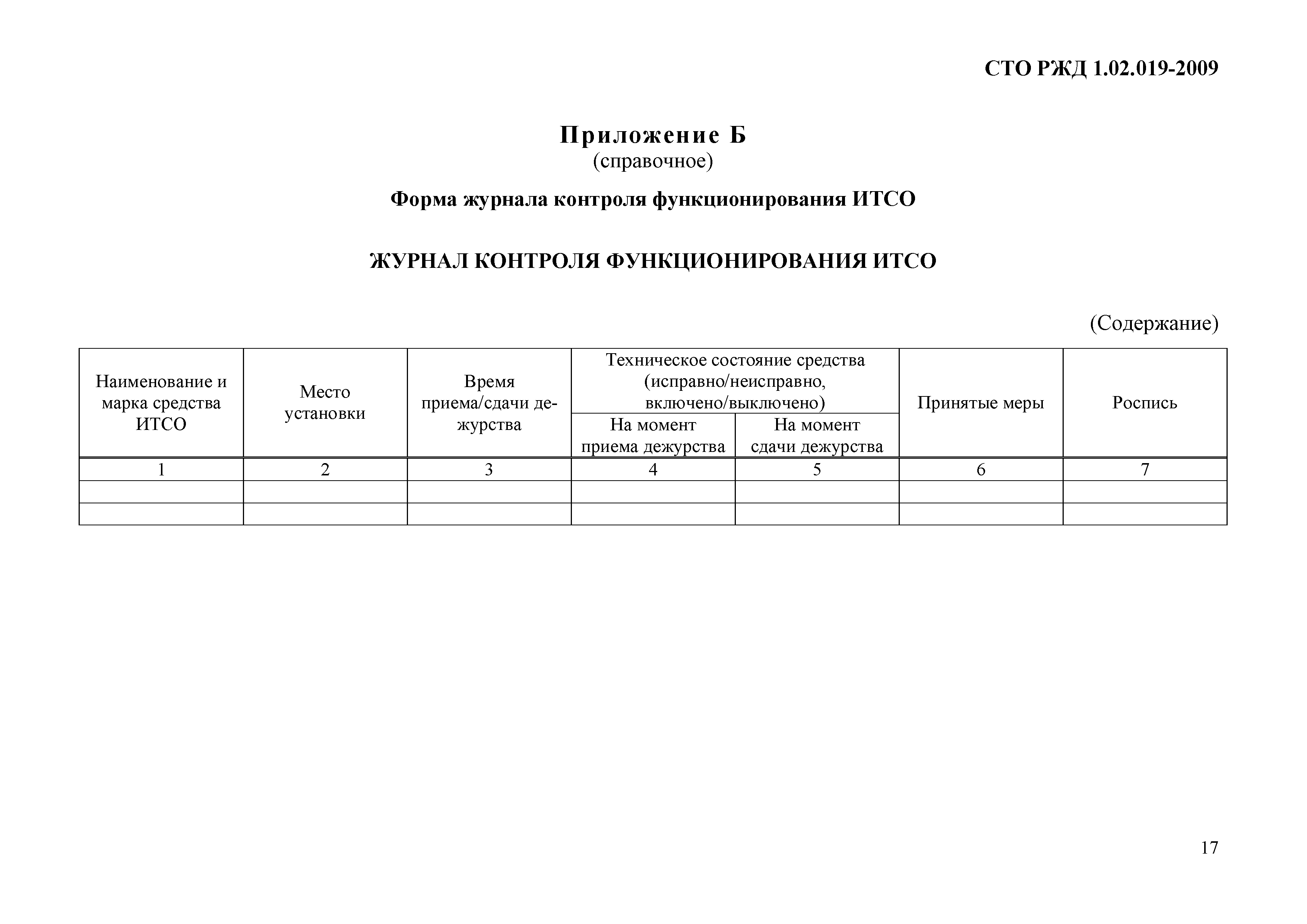 СТО РЖД 1.02.019-2009