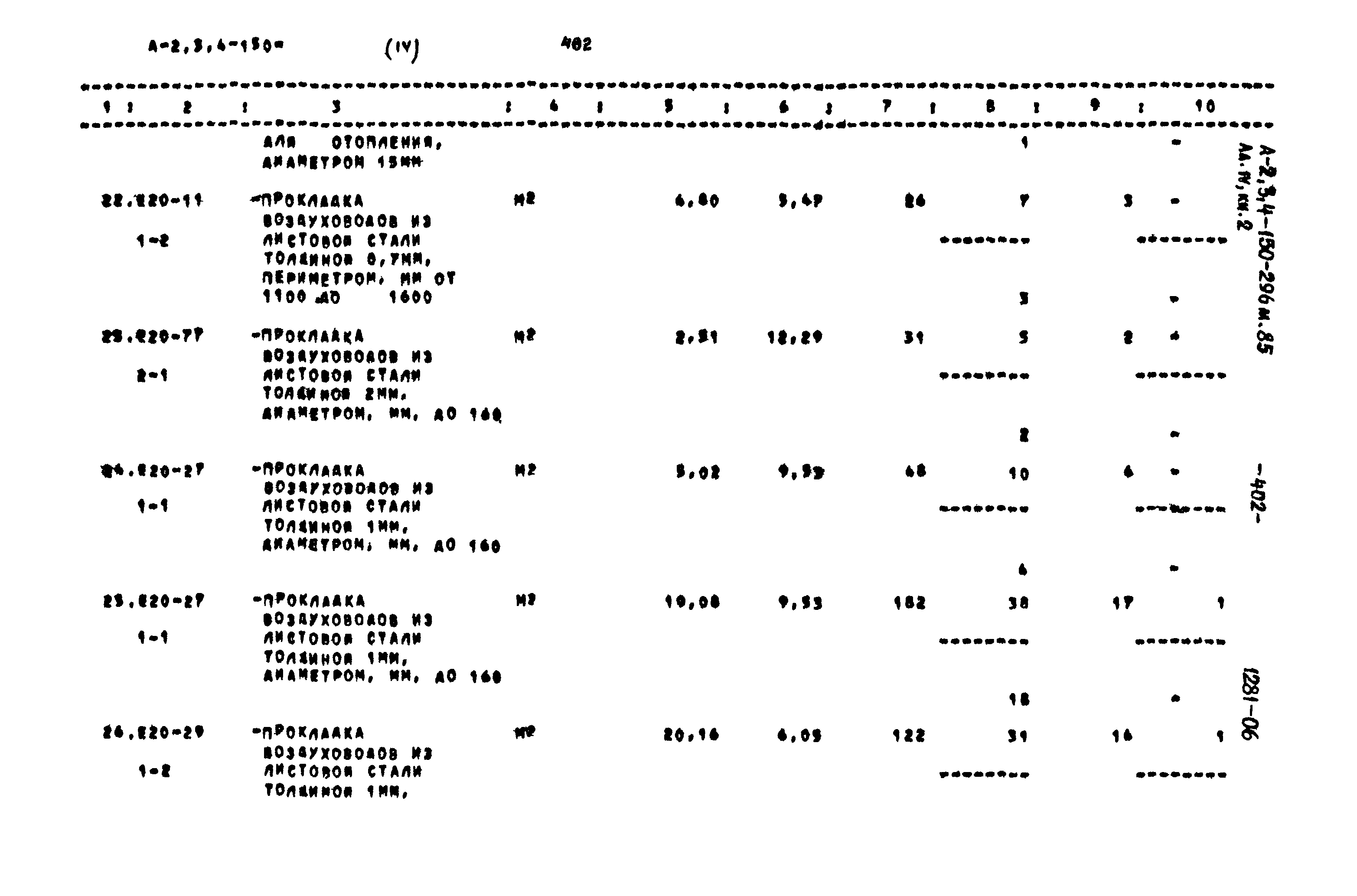 Типовой проект А-II,III,IV-150-296м.85