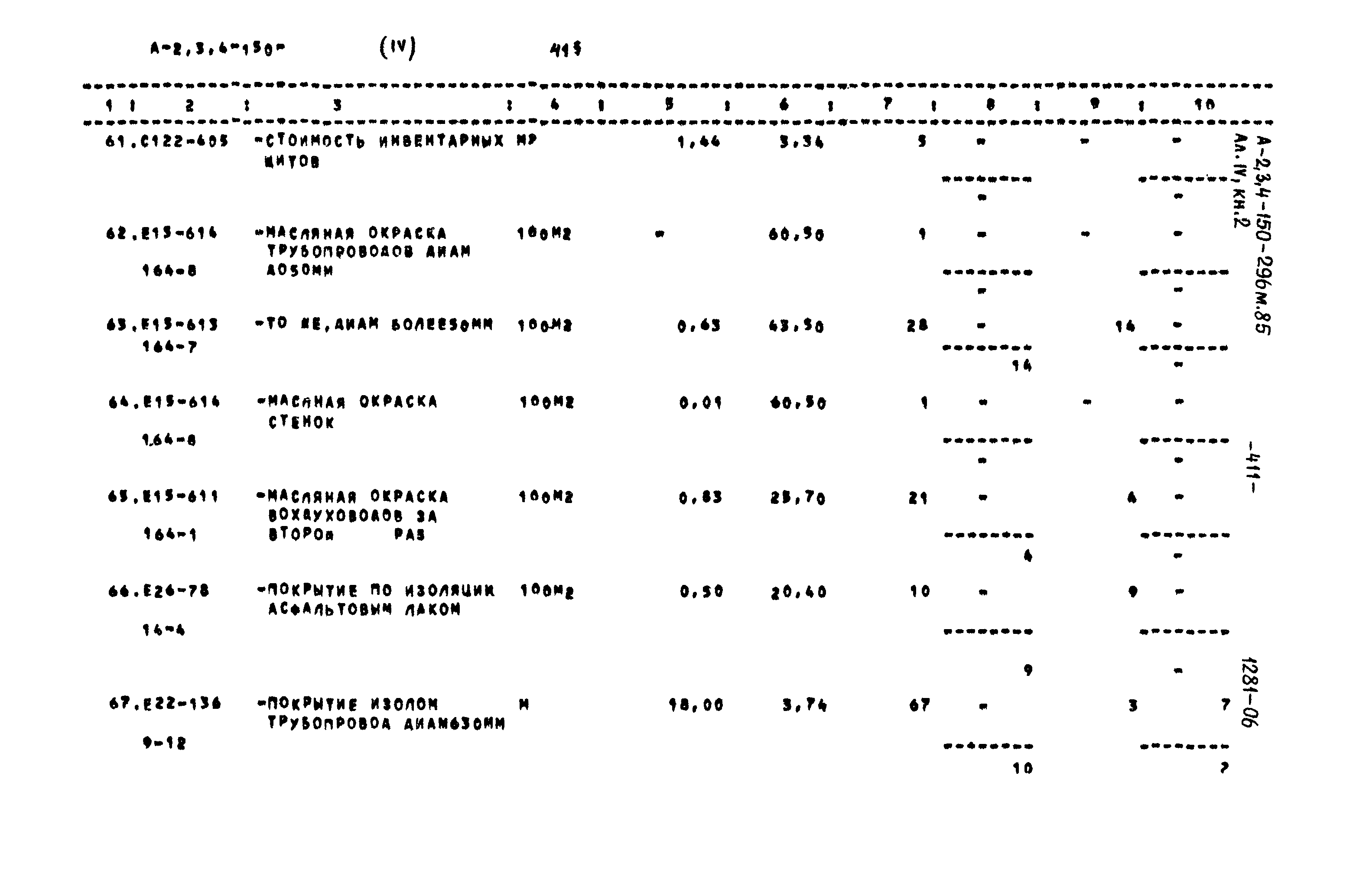 Типовой проект А-II,III,IV-150-296м.85