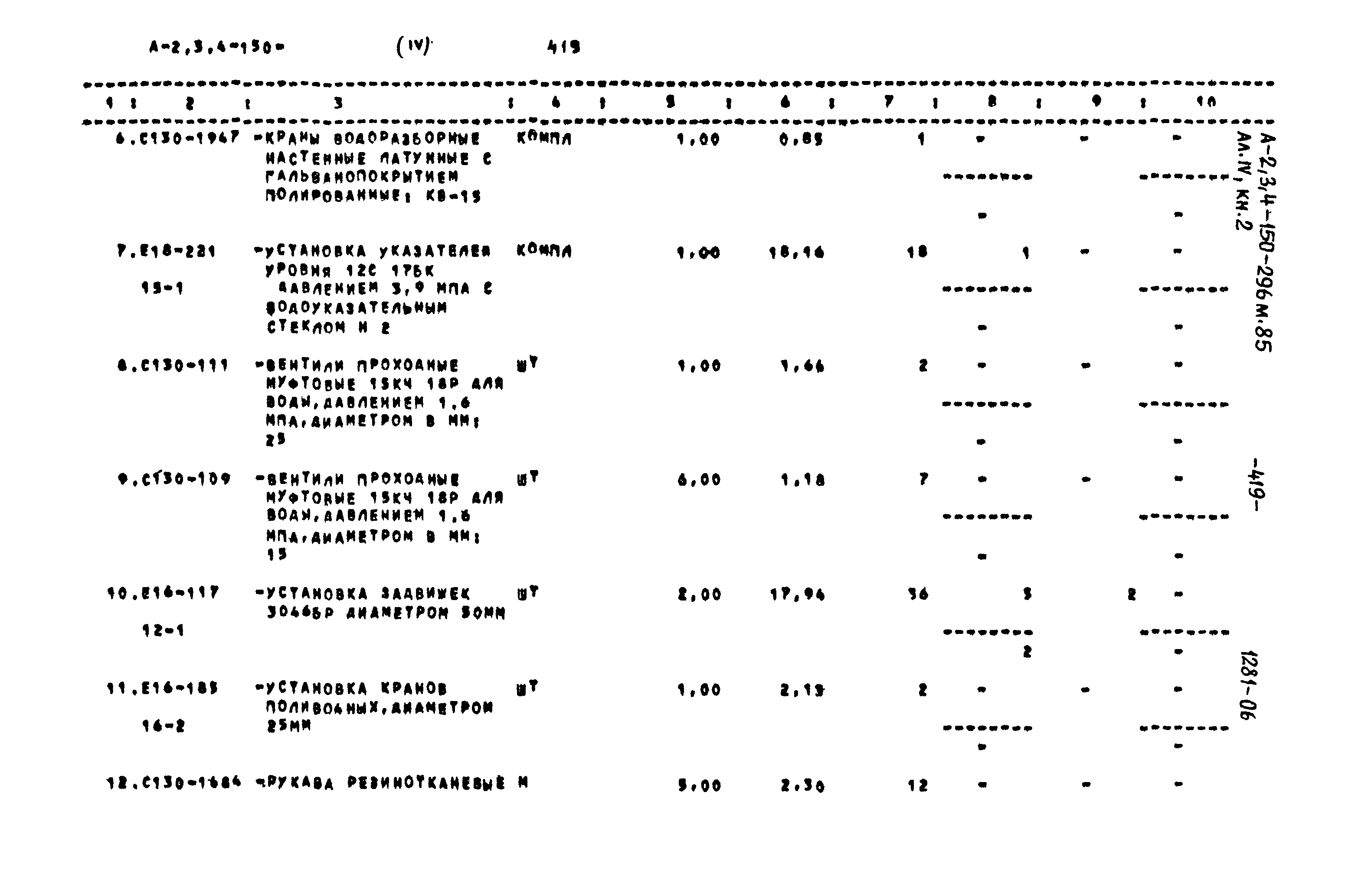 Типовой проект А-II,III,IV-150-296м.85