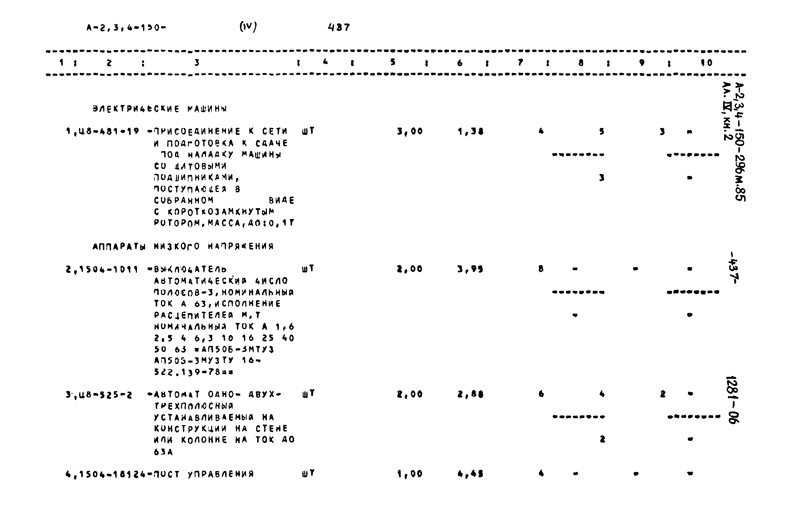 Типовой проект А-II,III,IV-150-296м.85