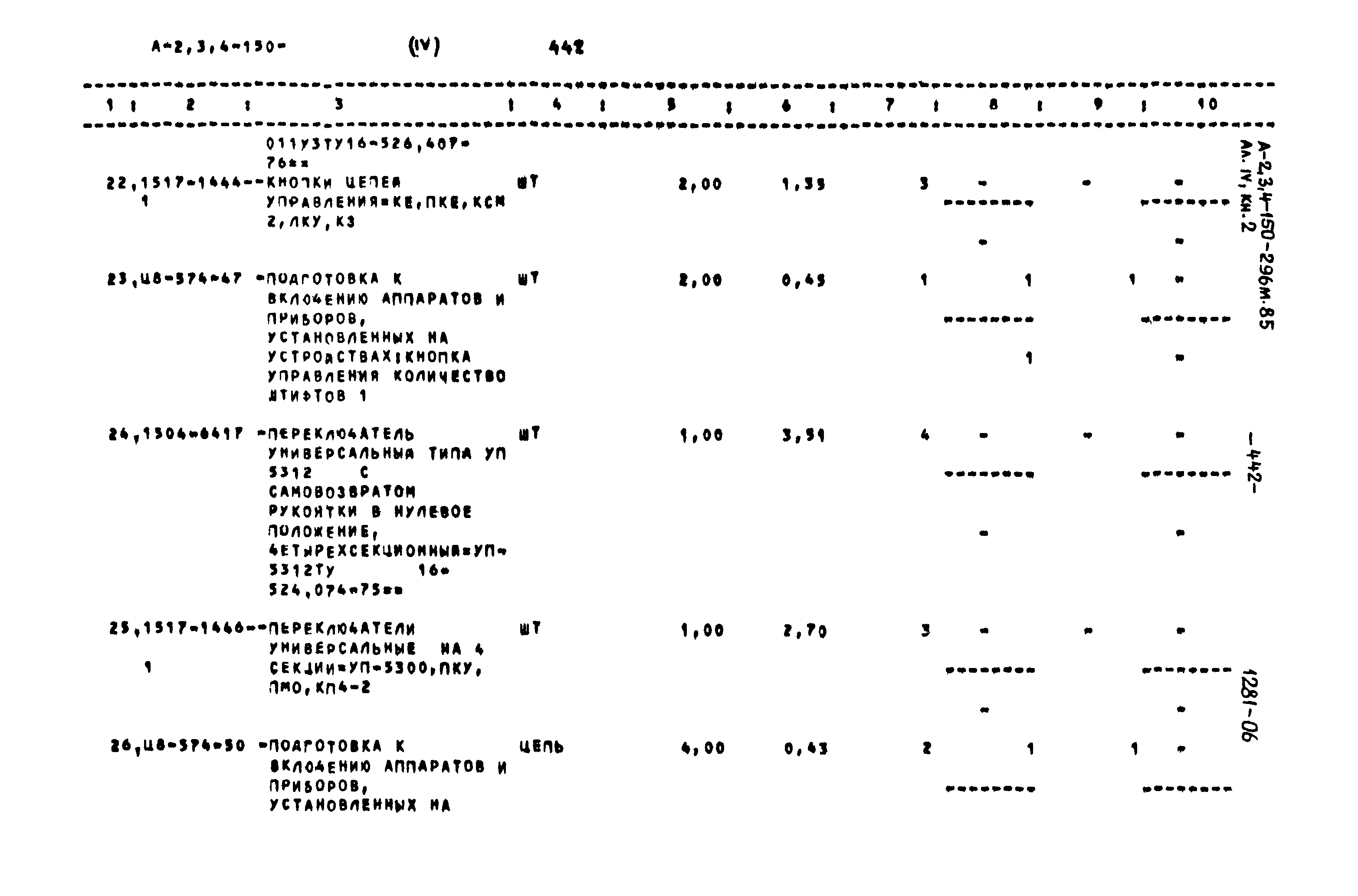 Типовой проект А-II,III,IV-150-296м.85