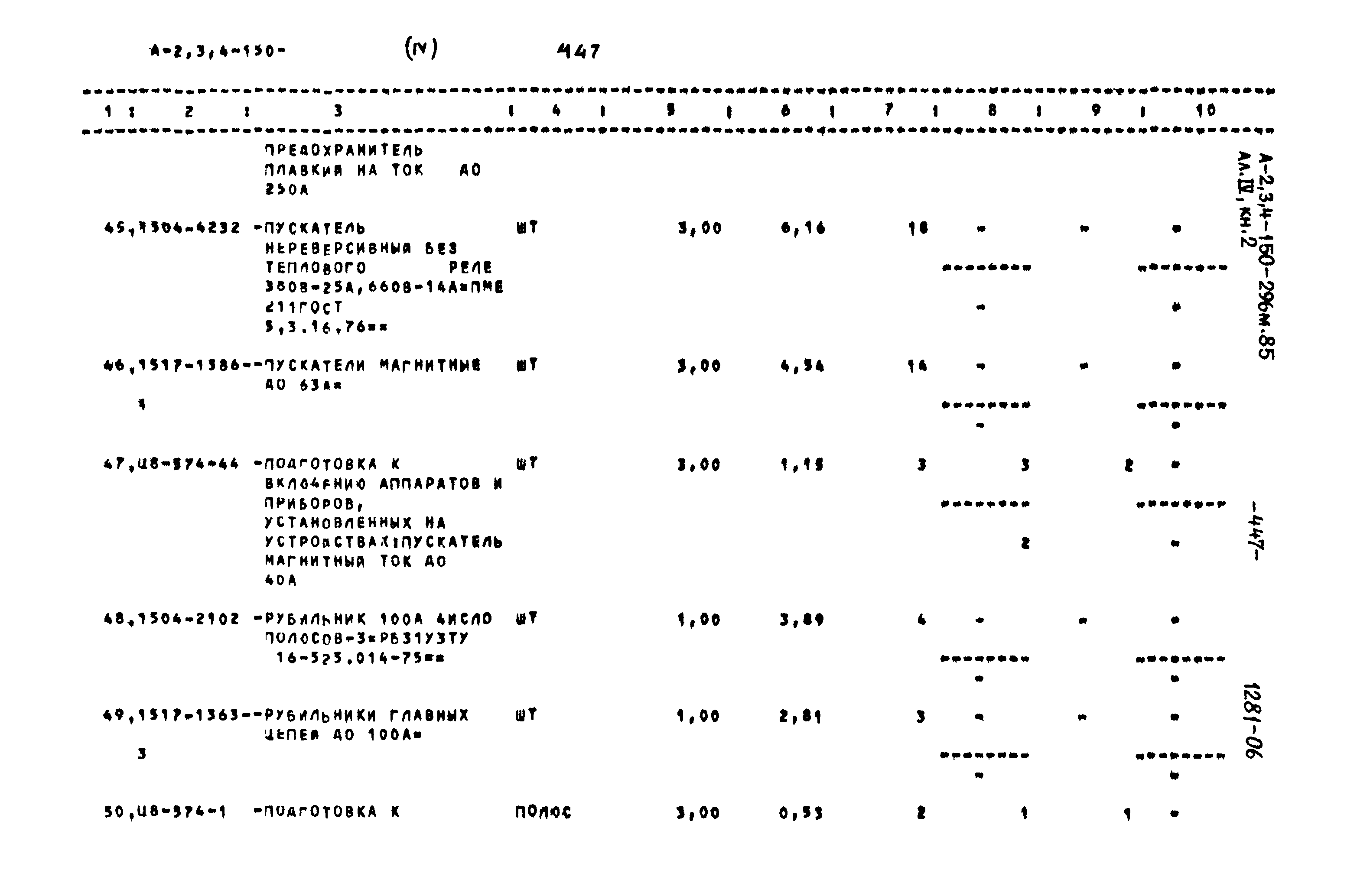 Типовой проект А-II,III,IV-150-296м.85