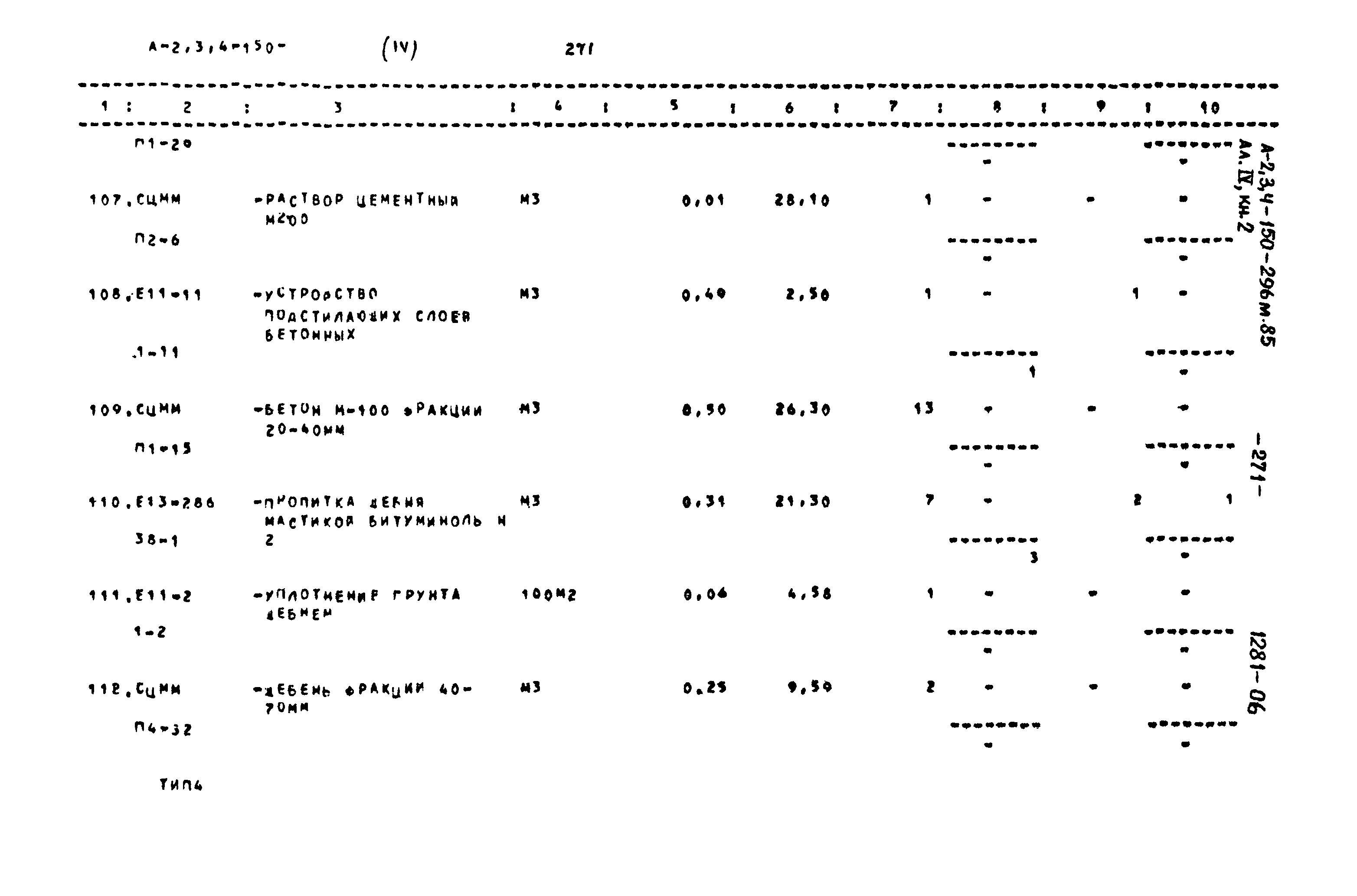 Типовой проект А-II,III,IV-150-296м.85