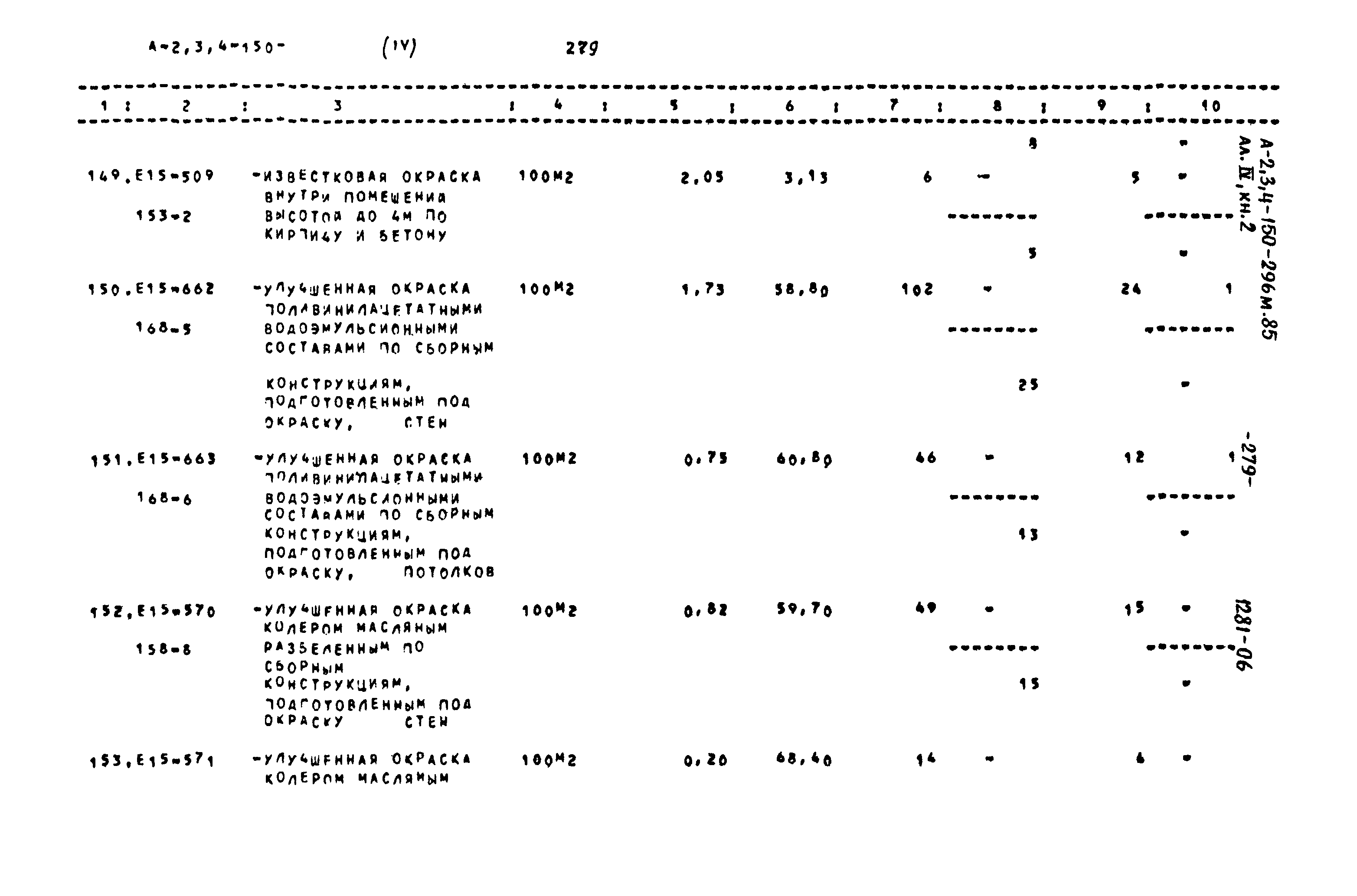 Типовой проект А-II,III,IV-150-296м.85