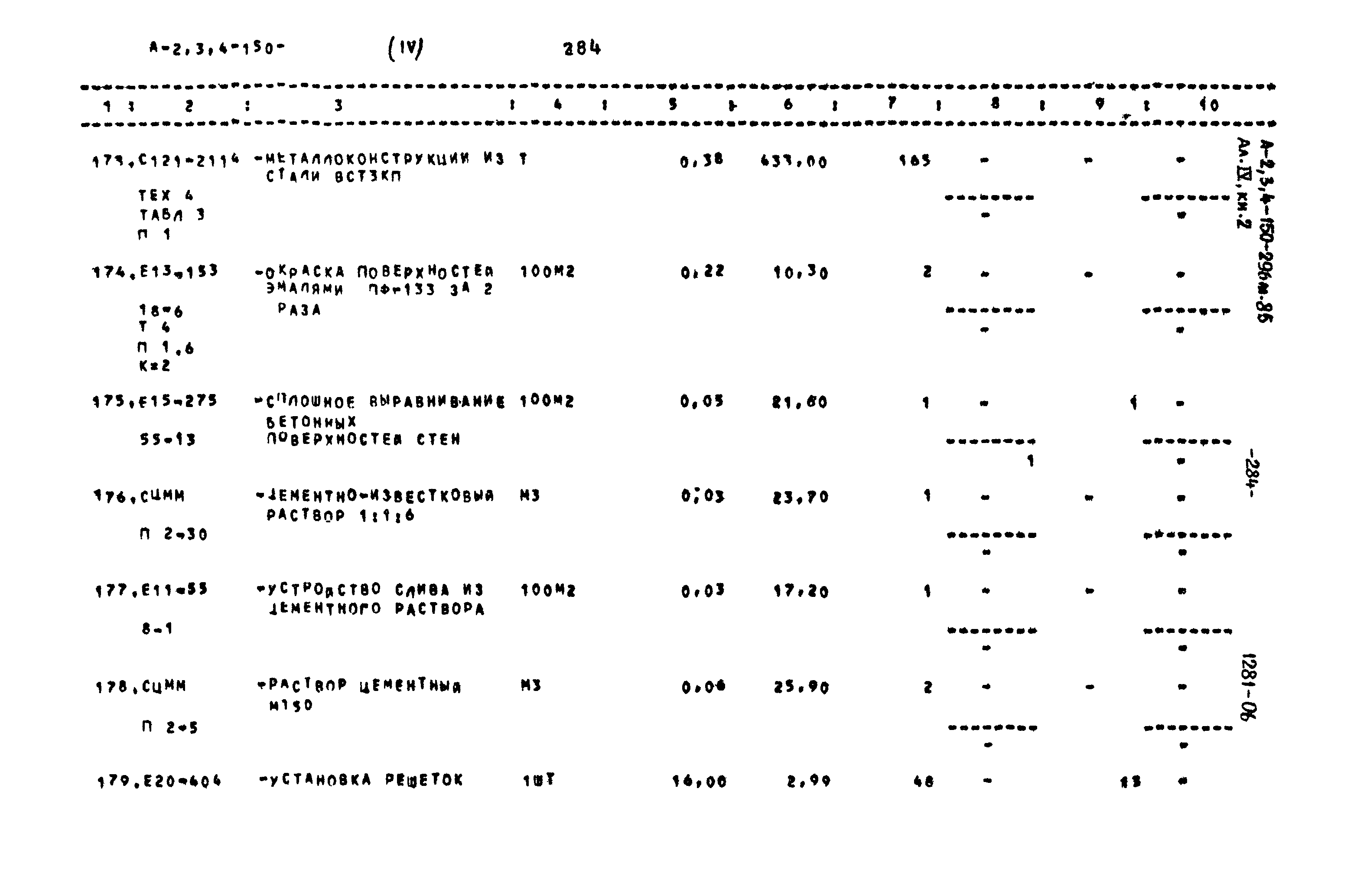 Типовой проект А-II,III,IV-150-296м.85